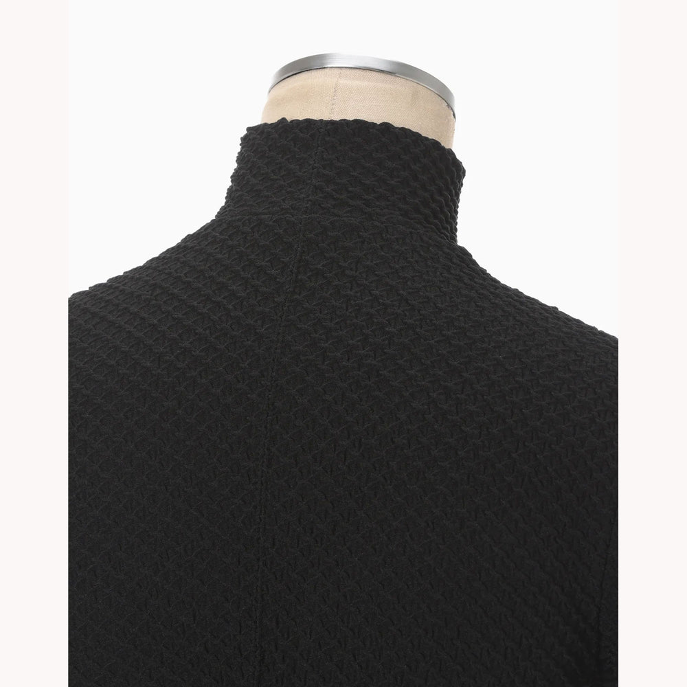 ZOE High neck mini tops 2023SS☆新品未使用☆ 新品、試着のみ】ZOE high neck mini tops 黒 Sサイズの通販 by