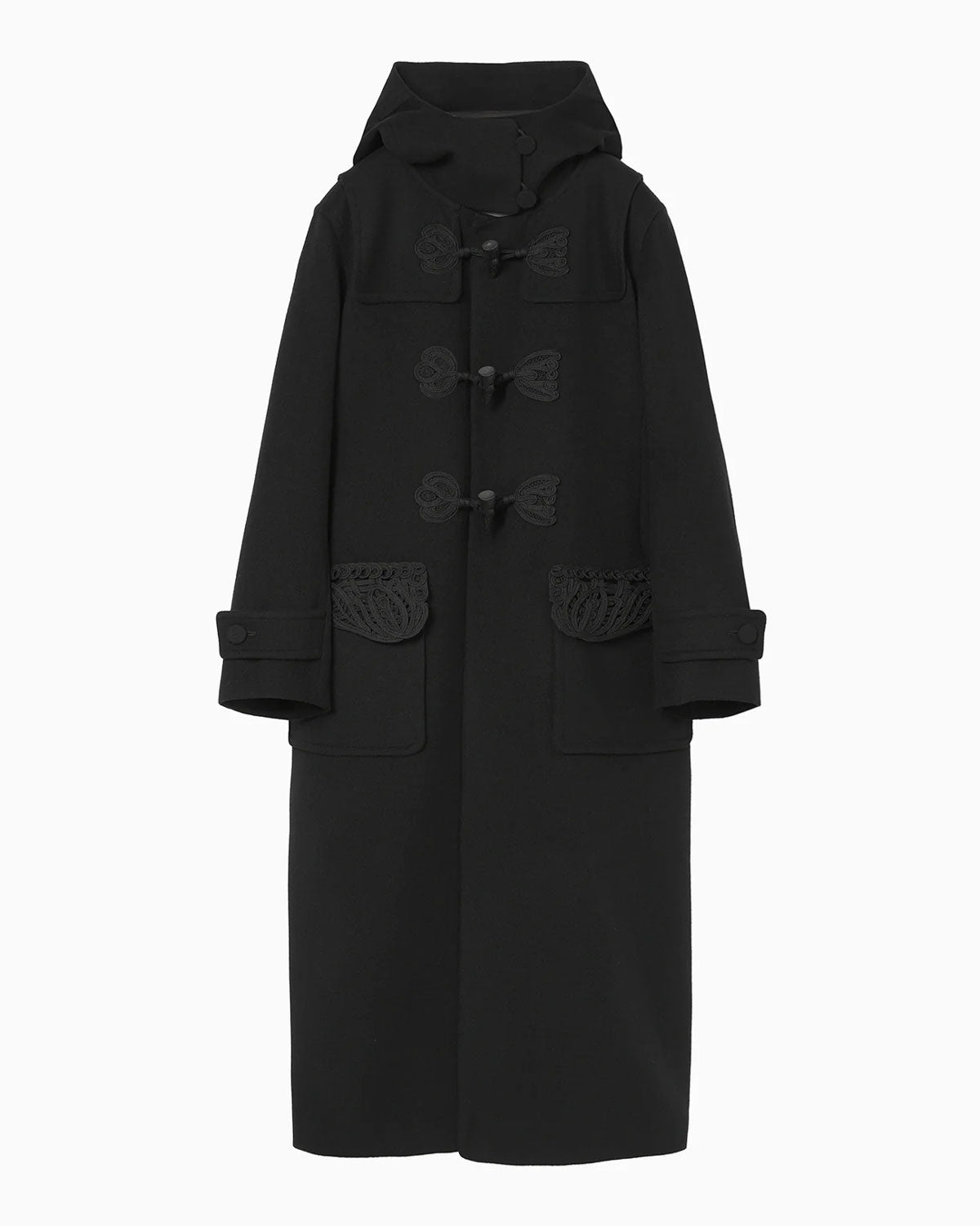
                  
                    Cording Embroidery Duffle Coat
                  
                