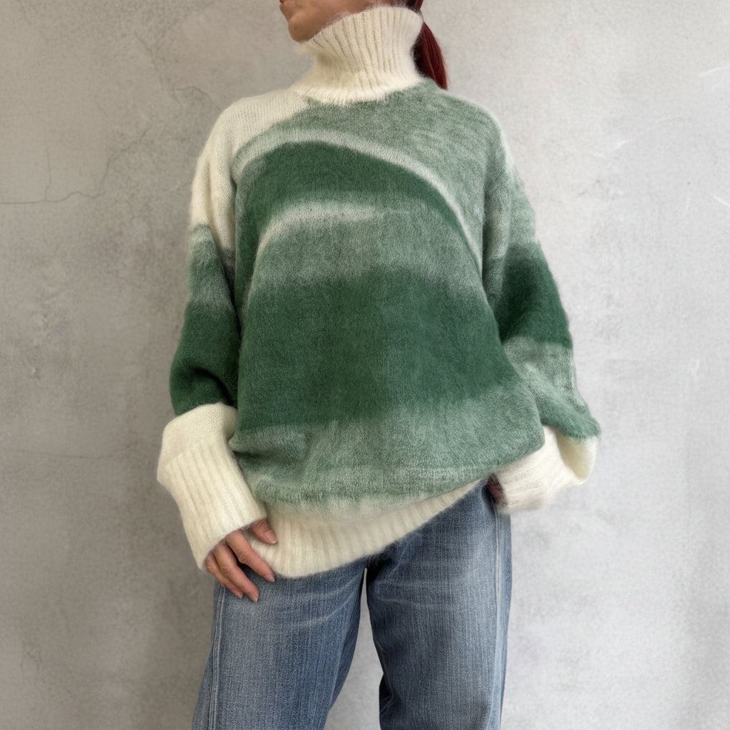 
                  
                    Wool Mohair High Neck Knit Top
                  
                