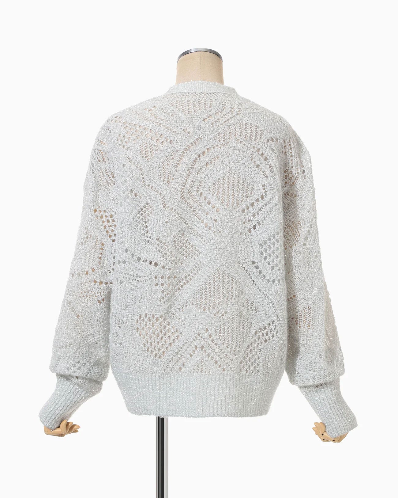 
                  
                    Shimmering Knit Cardigan - light blue
                  
                