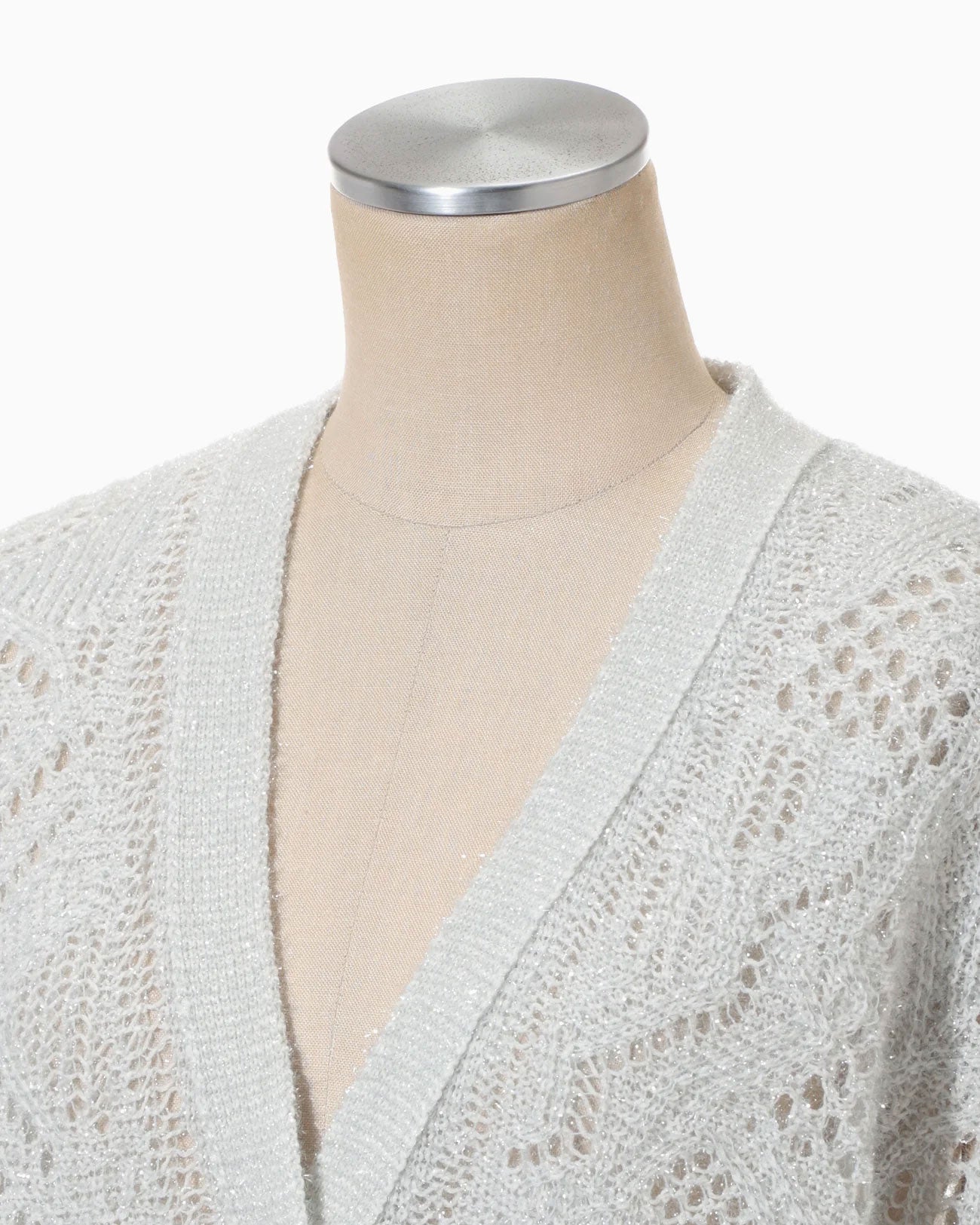 
                  
                    Shimmering Knit Cardigan - light blue
                  
                