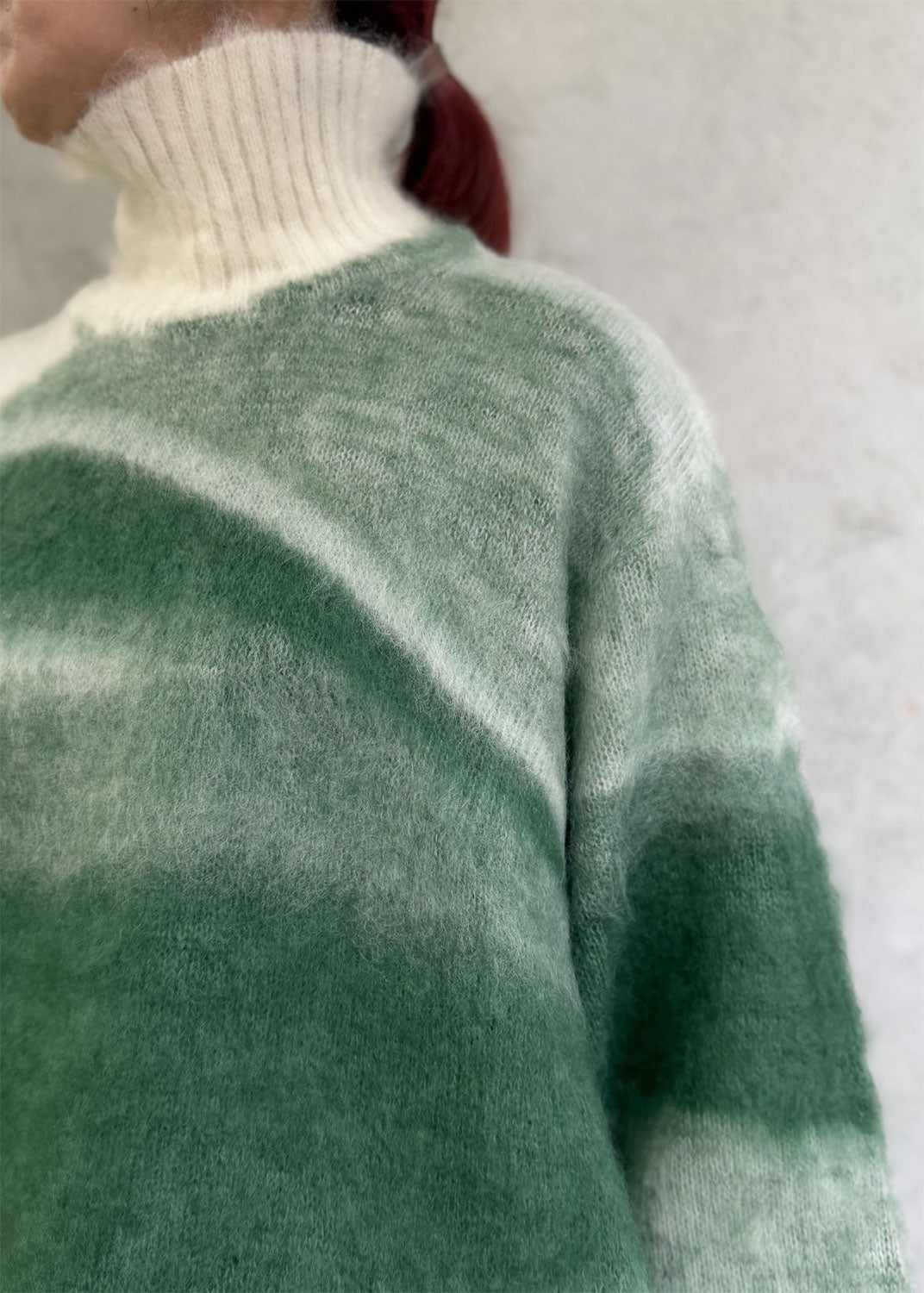 
                  
                    Wool Mohair High Neck Knit Top
                  
                