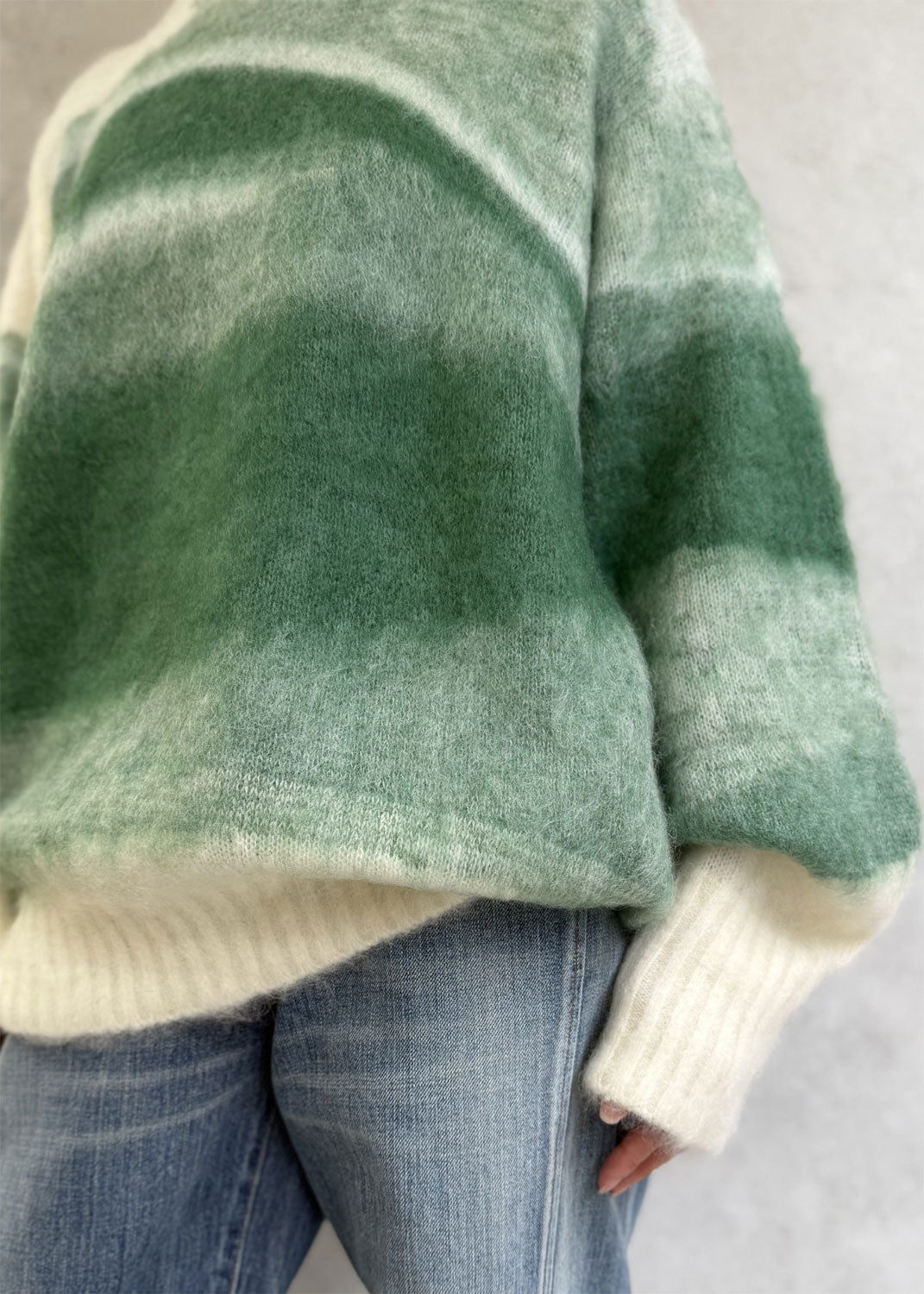 
                  
                    Wool Mohair High Neck Knit Top
                  
                