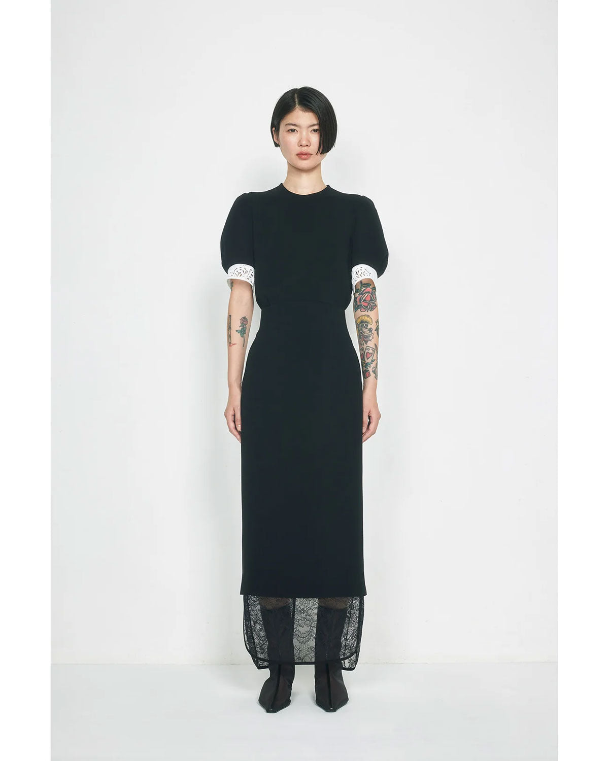 
                  
                    Raschel Lace Layered Skirt - black
                  
                