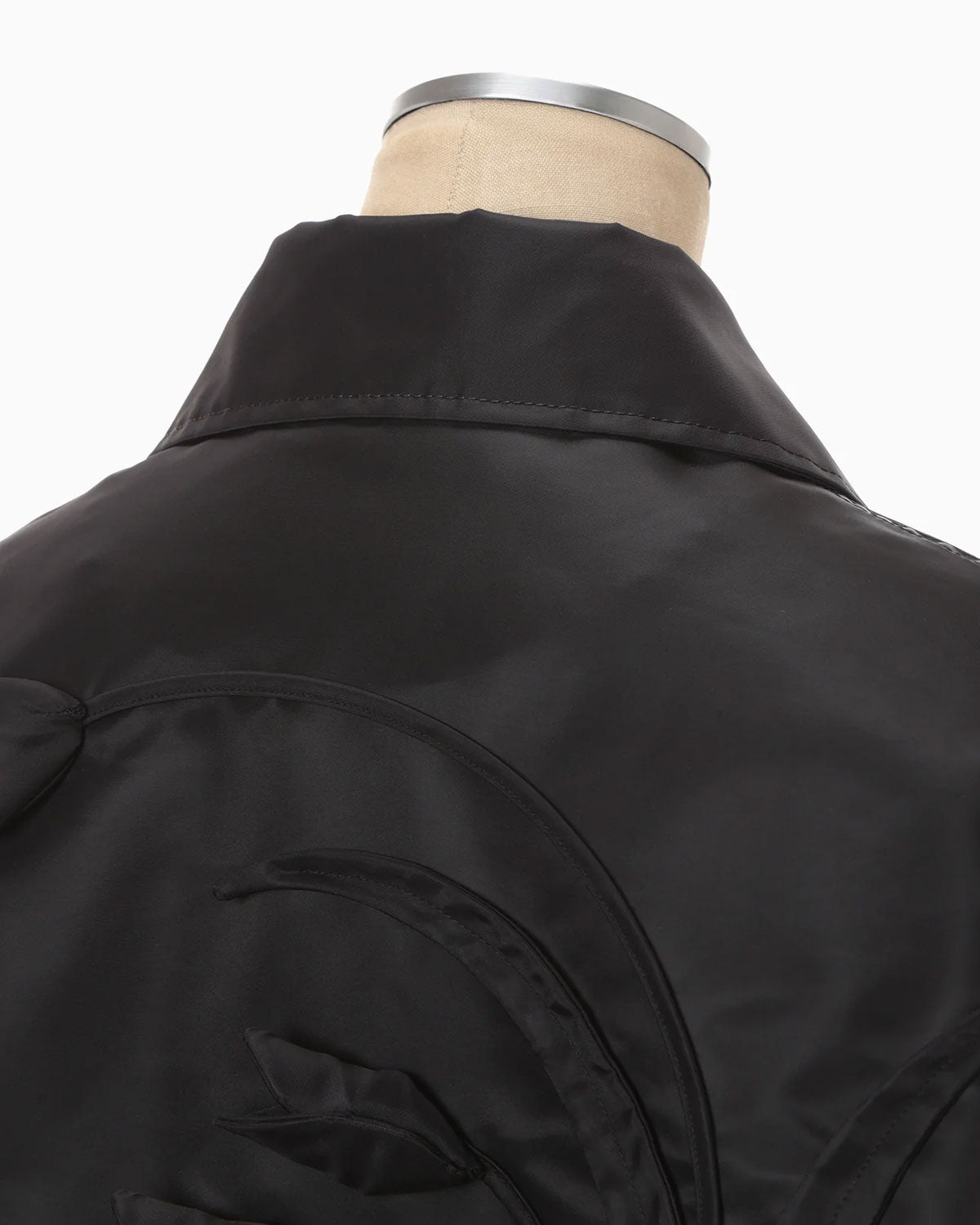 
                  
                    Nylon Twill 3D Embroidery Flight Jacket - black
                  
                