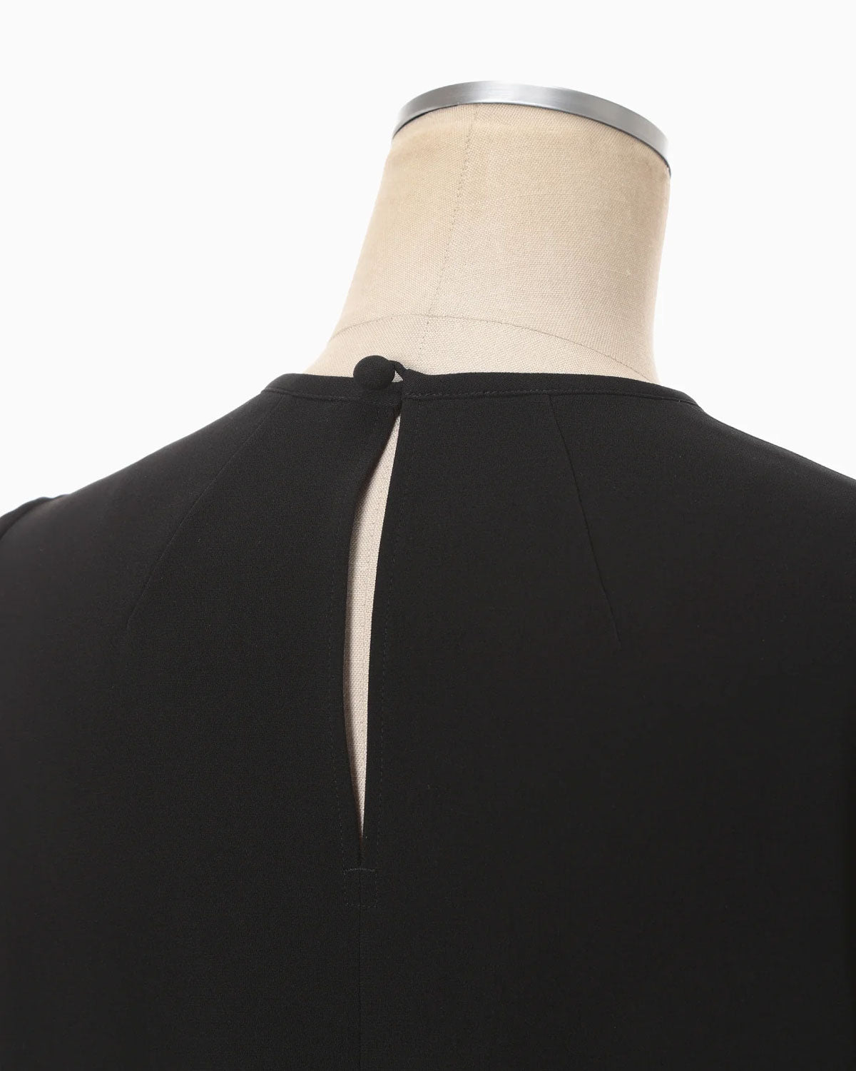 
                  
                    Triacetate Polyester Embroidered Short Sleeve Top - black
                  
                
