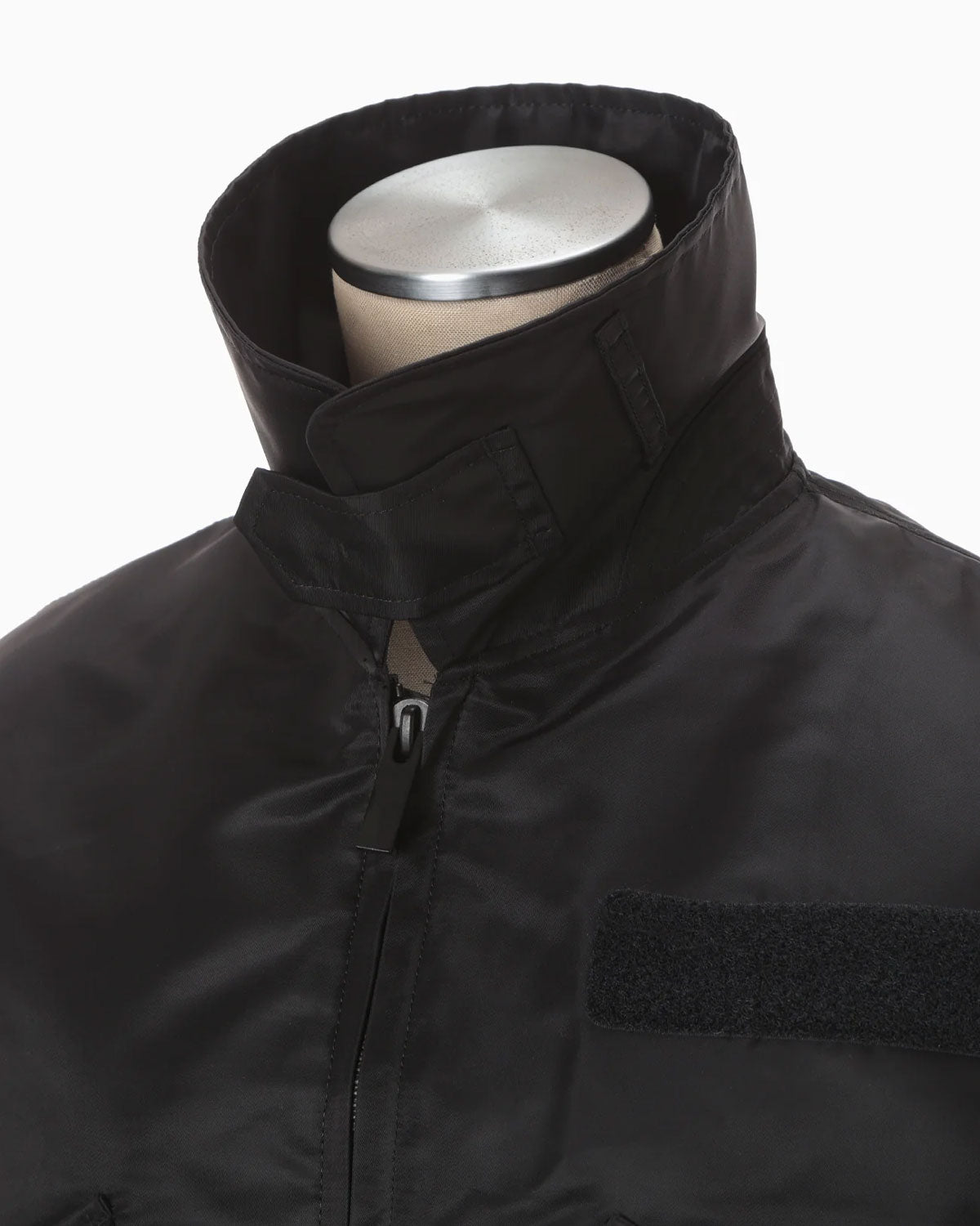 
                  
                    Nylon Twill 3D Embroidery Flight Jacket - black
                  
                