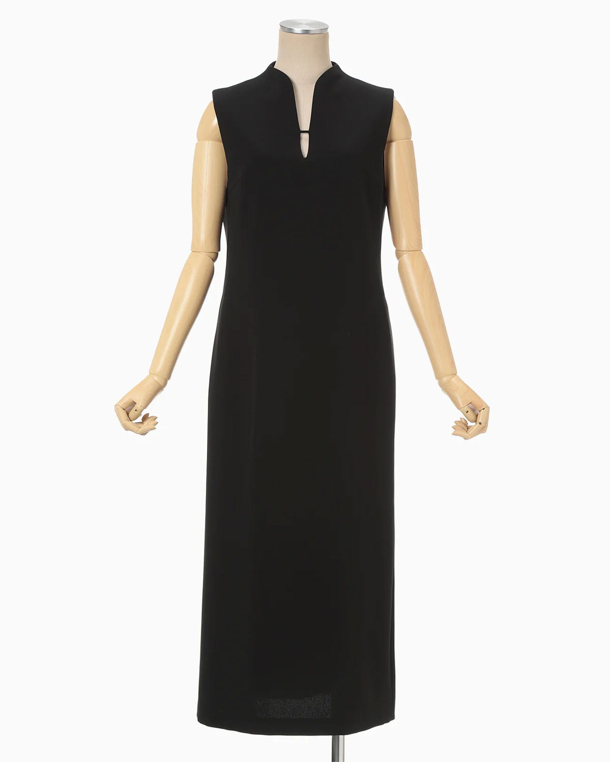 
                  
                    Triacetate Polyester Sleeveless Dress - black
                  
                
