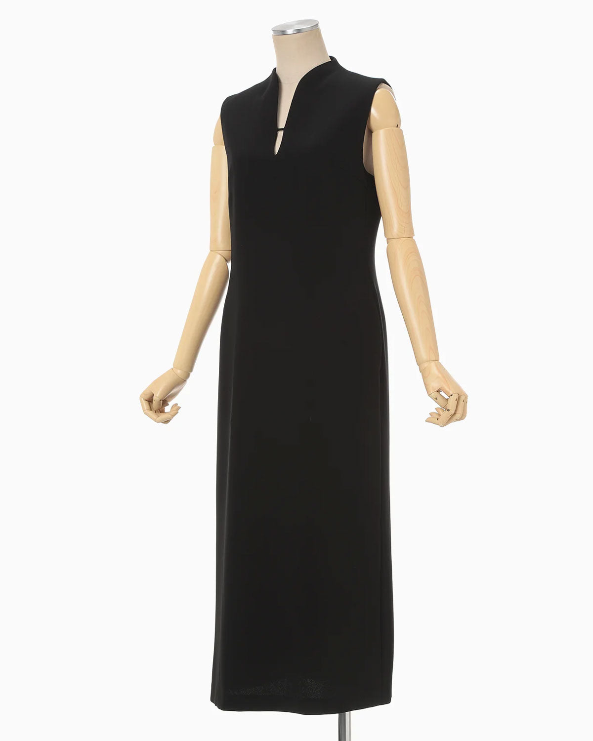 
                  
                    Triacetate Polyester Sleeveless Dress - black
                  
                
