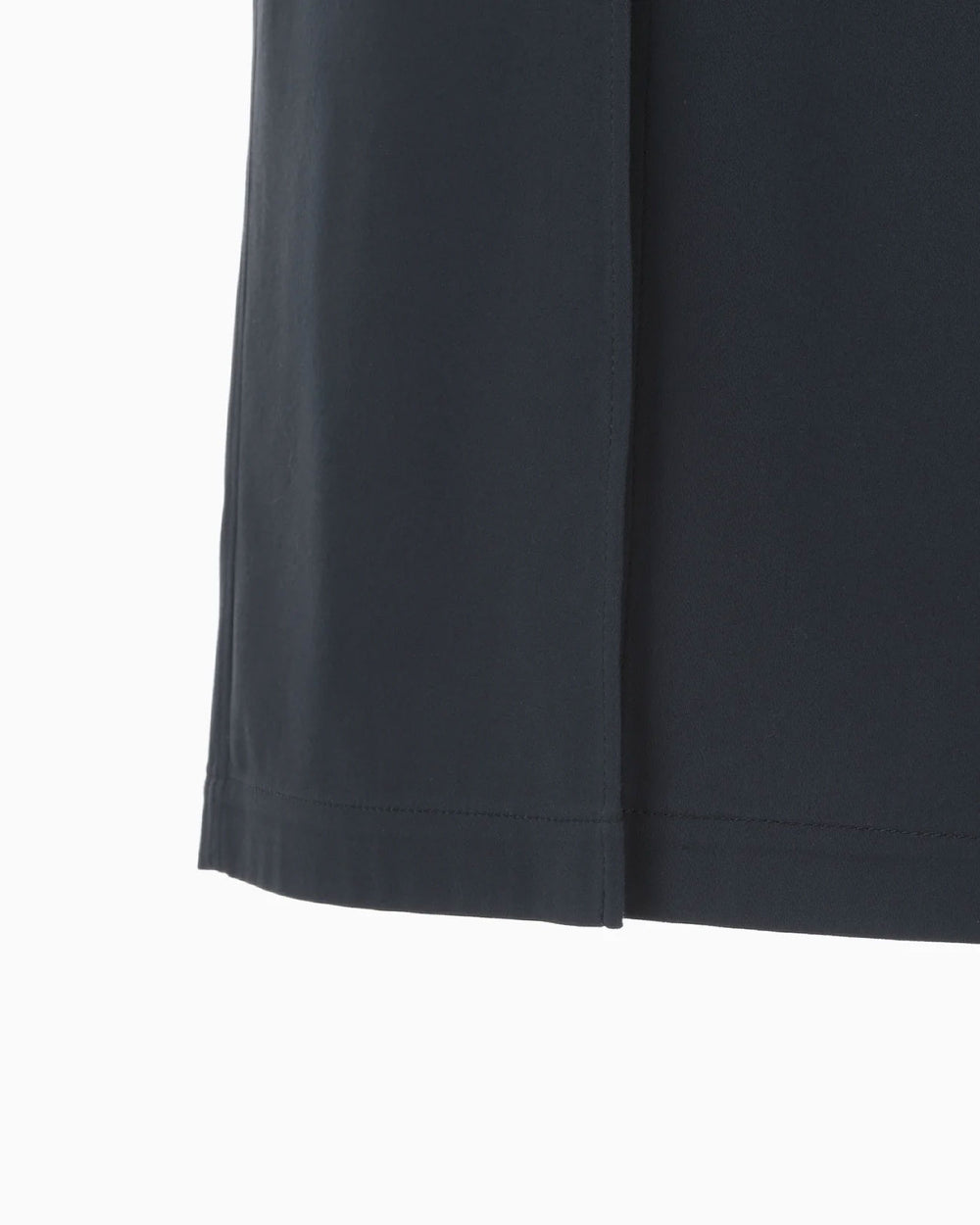 Cording Embroidery Detailed I-line Skirt - navy- – OBLIGE