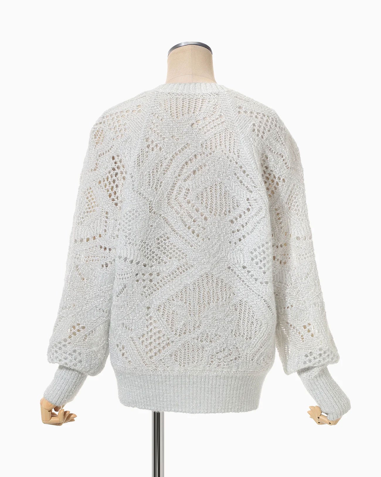 
                  
                    Shimmering Knit Top - light blue-
                  
                