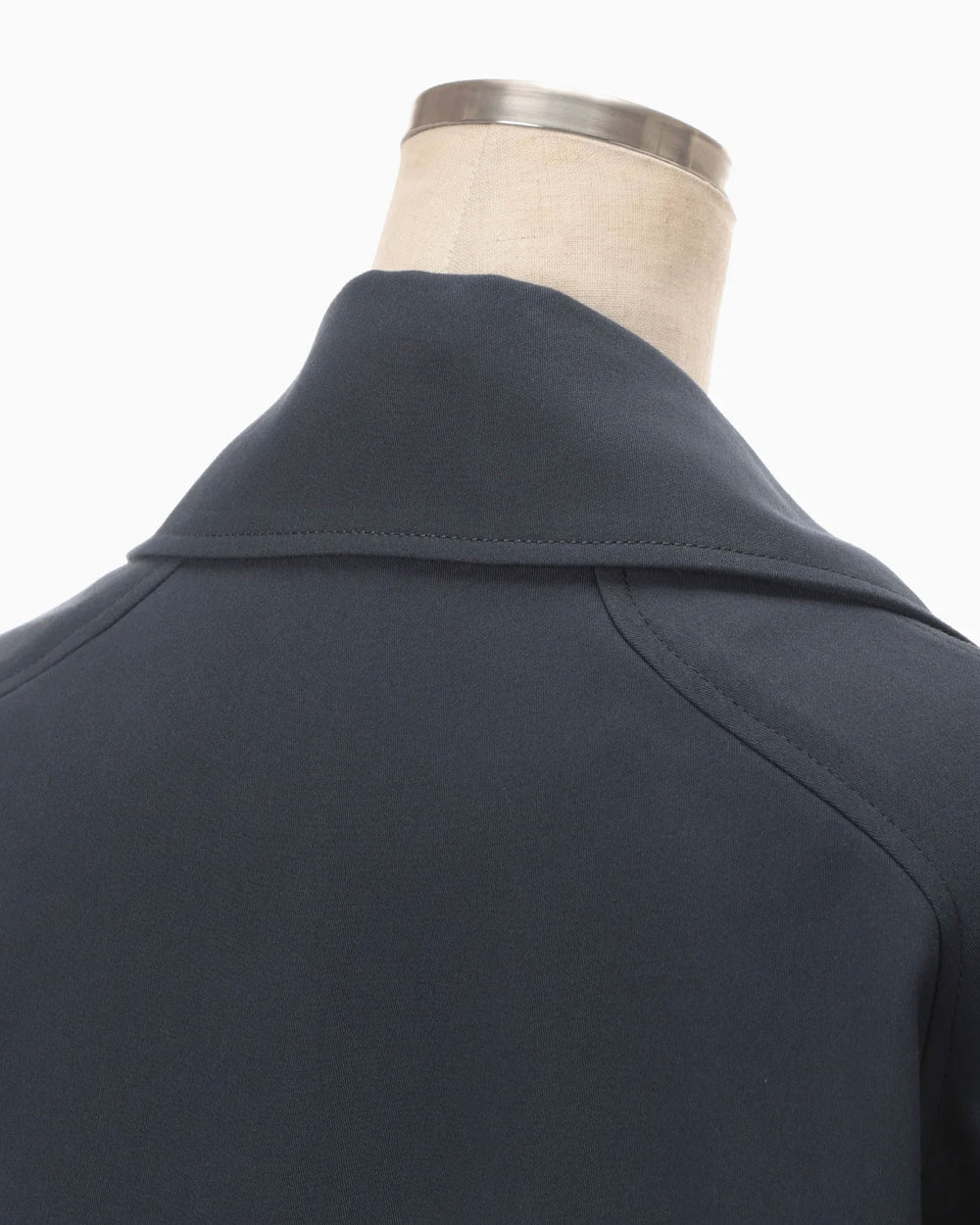 Cording Embroidery Detailed Trench Coat - navy – OBLIGE