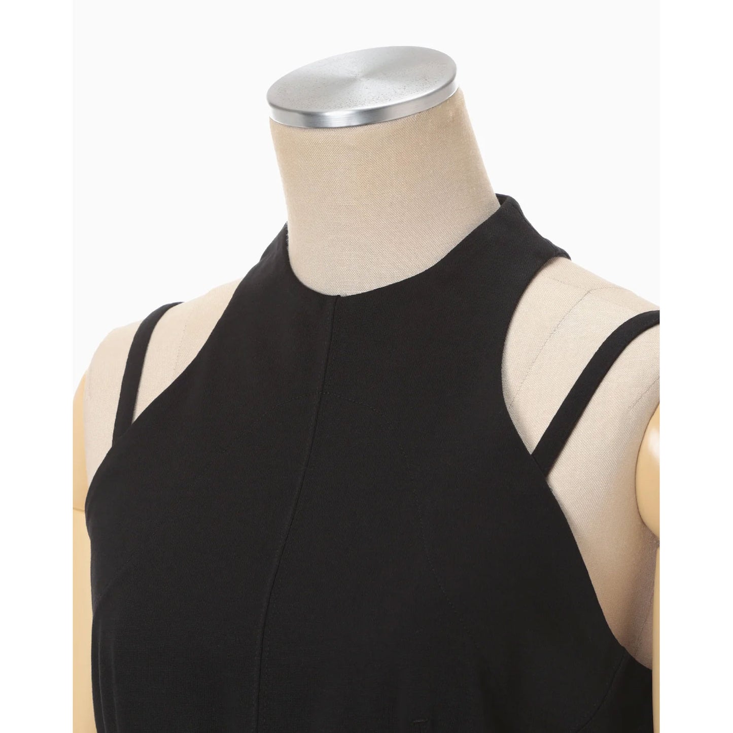 
                  
                    Cotton Jersey Halter Neck Dress - black
                  
                