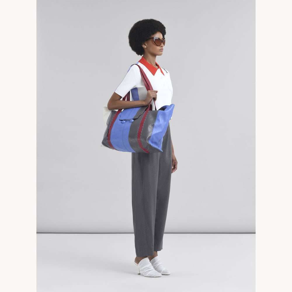 doublet グレー プリント入り ストレートパンツ doublet グレー プリント入り ストレートパンツ