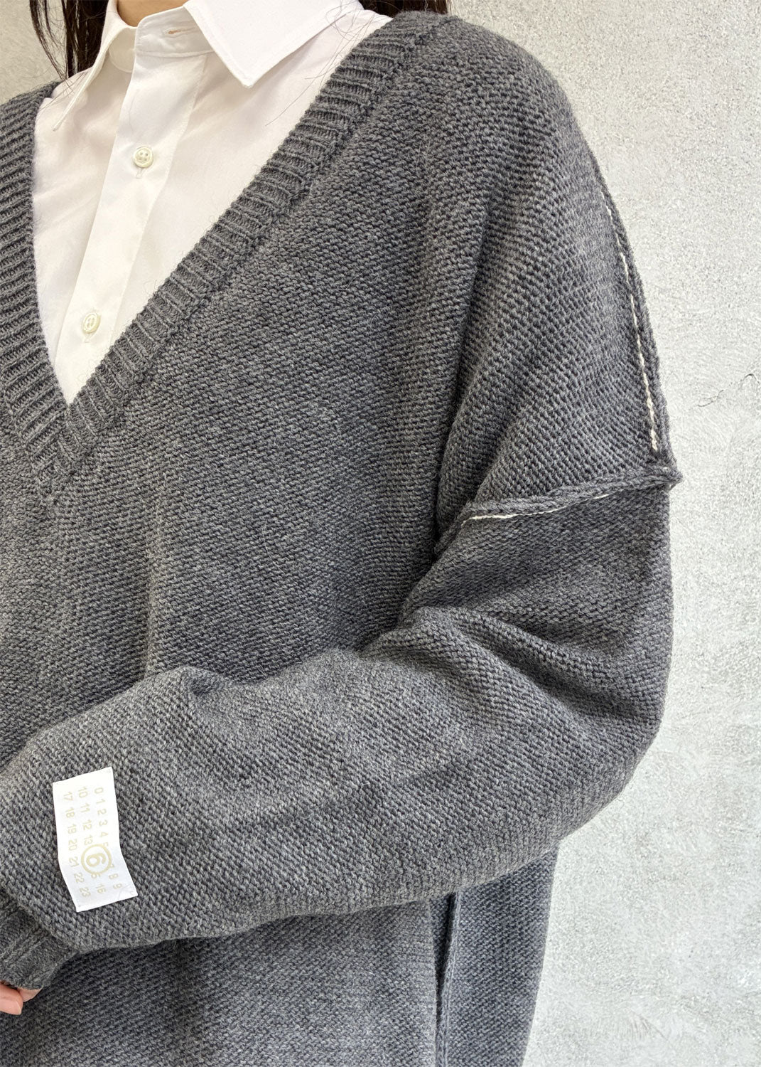 
                  
                    Oversized V-neck Sweater
                  
                