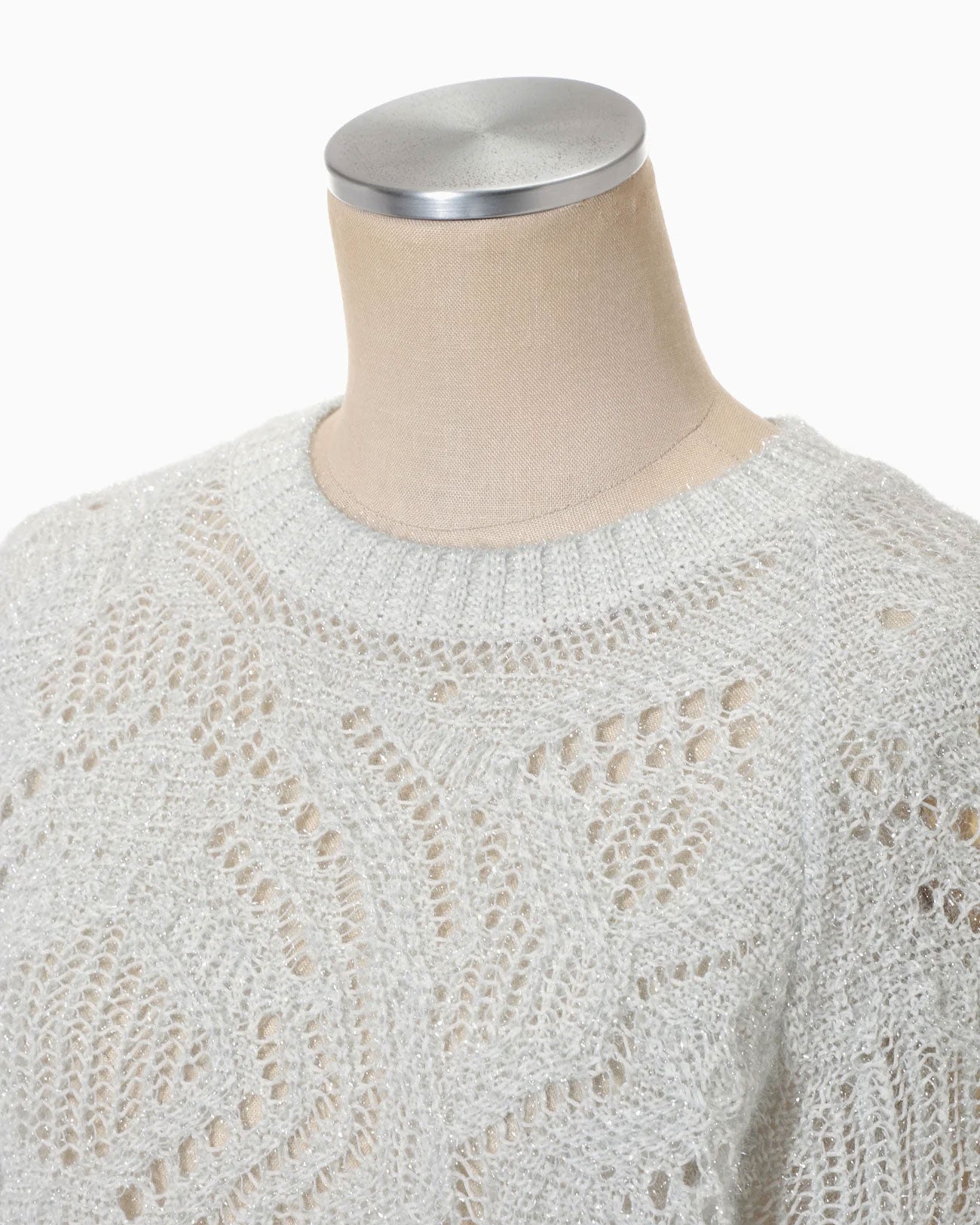 
                  
                    Shimmering Knit Top - light blue-
                  
                