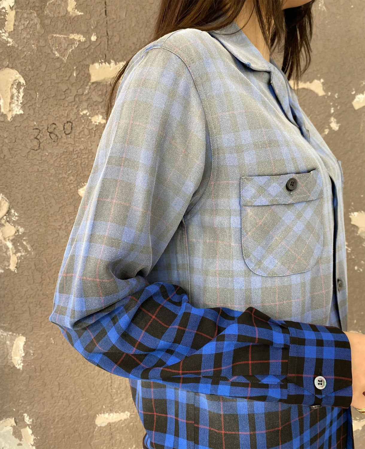 
                  
                    Faded check shirt
                  
                