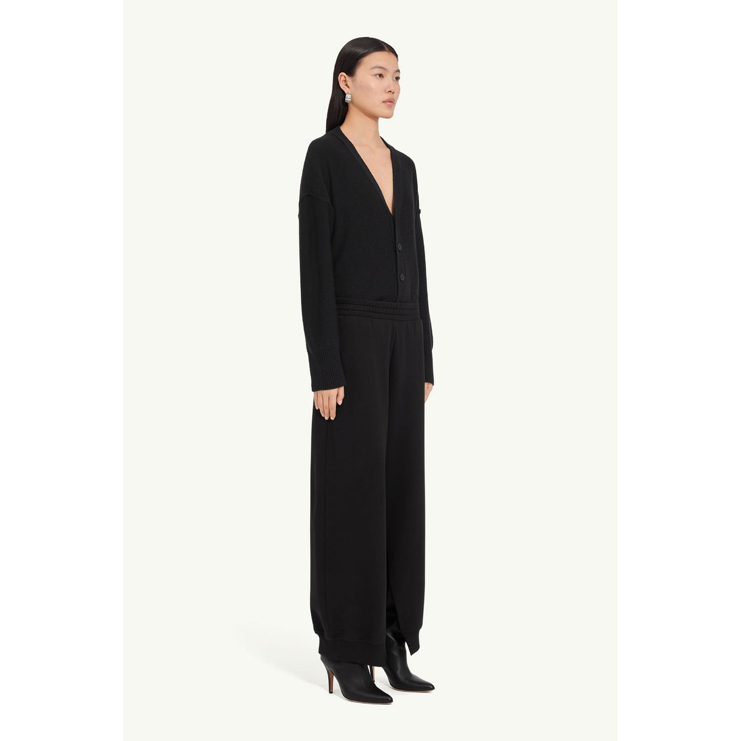 
                  
                    Cotton sweatpants-BLACK-
                  
                
