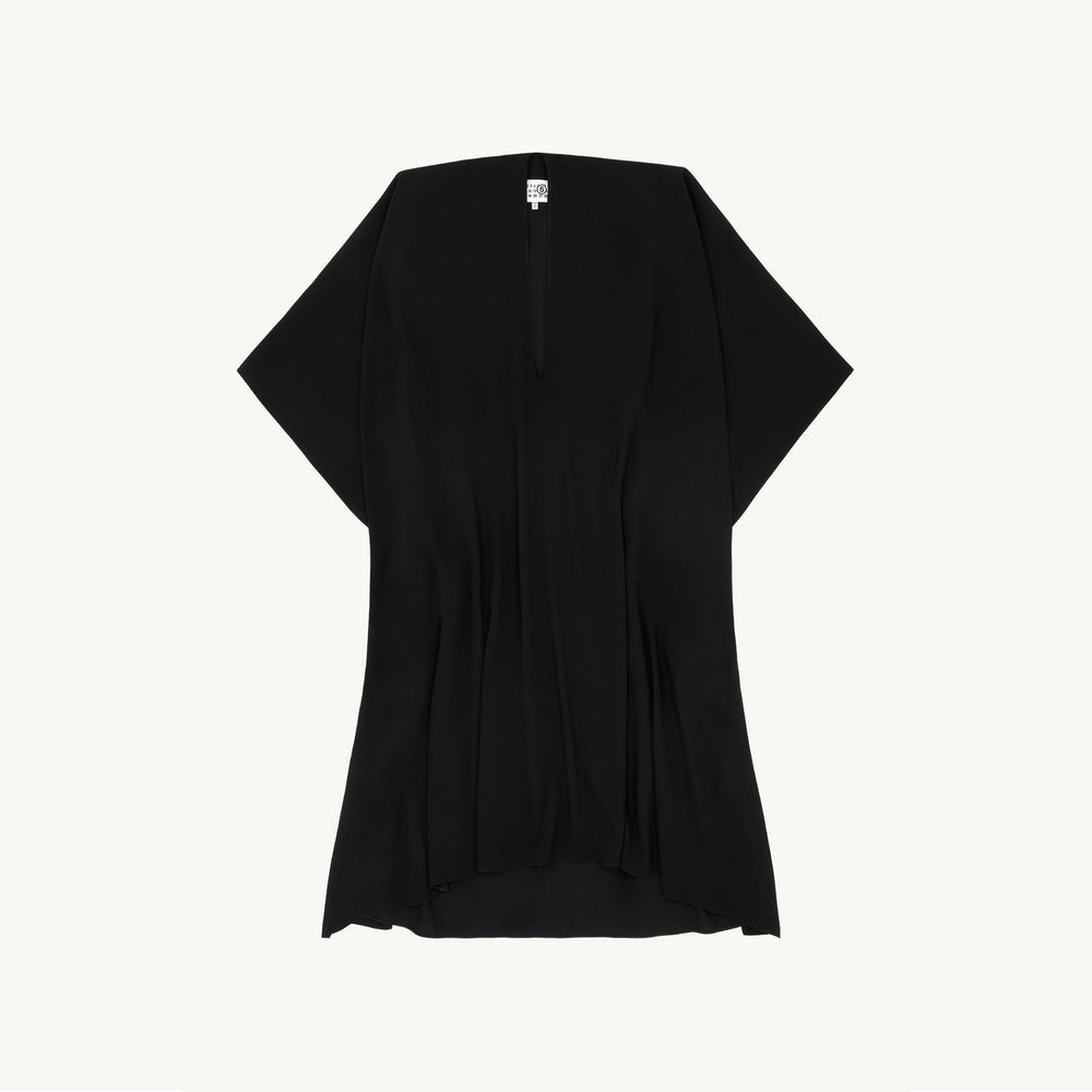 Midi dress-BLACK-