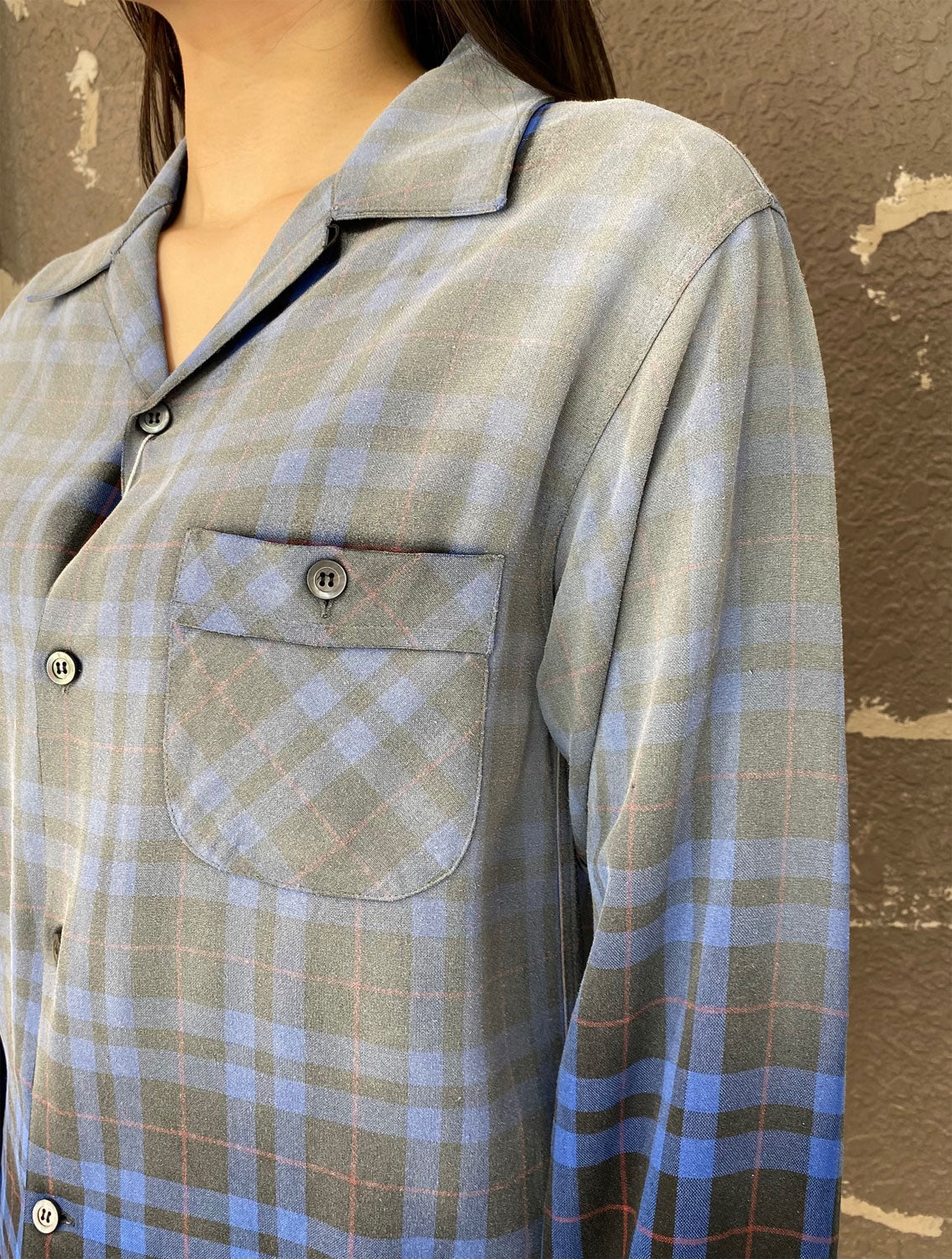 
                  
                    Faded check shirt
                  
                