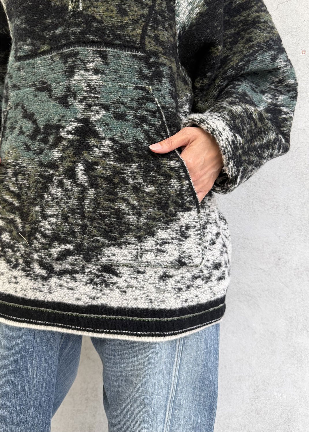 
                  
                    Pile Jacquard Half Zip Knit Top
                  
                