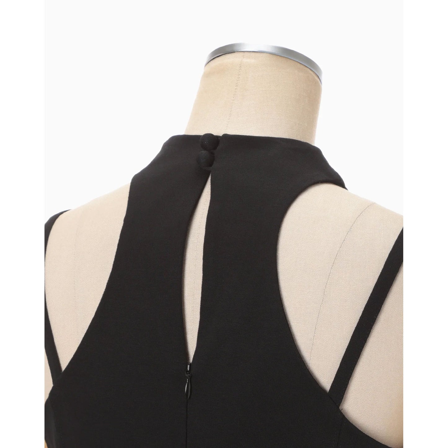 
                  
                    Cotton Jersey Halter Neck Dress - black
                  
                