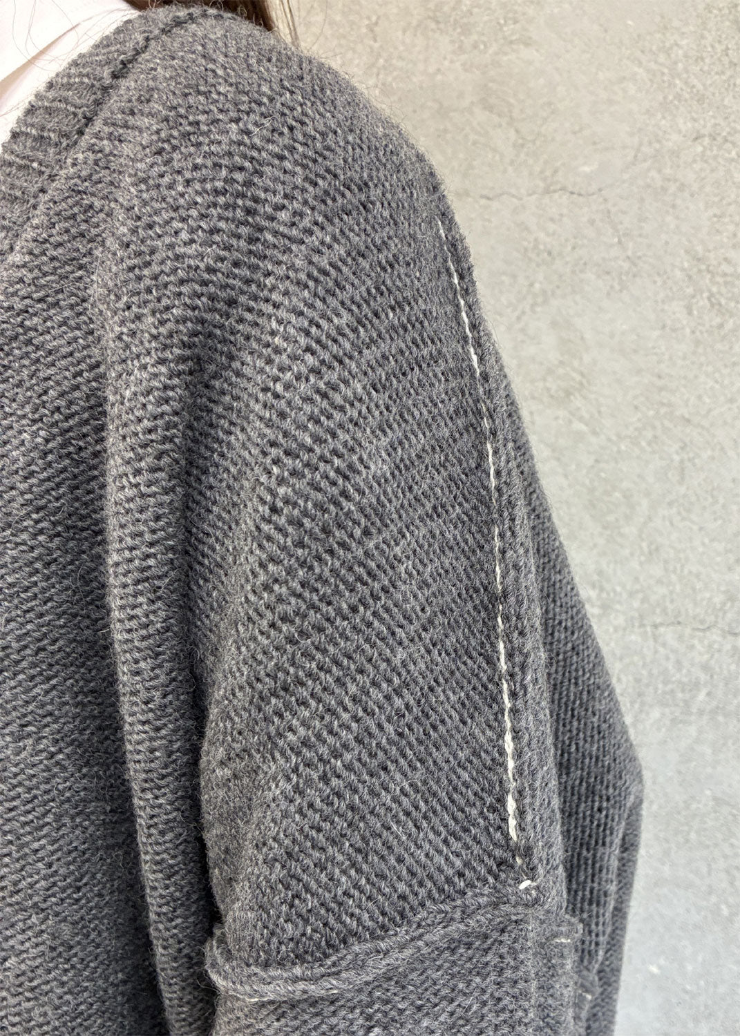 
                  
                    Oversized V-neck Sweater
                  
                