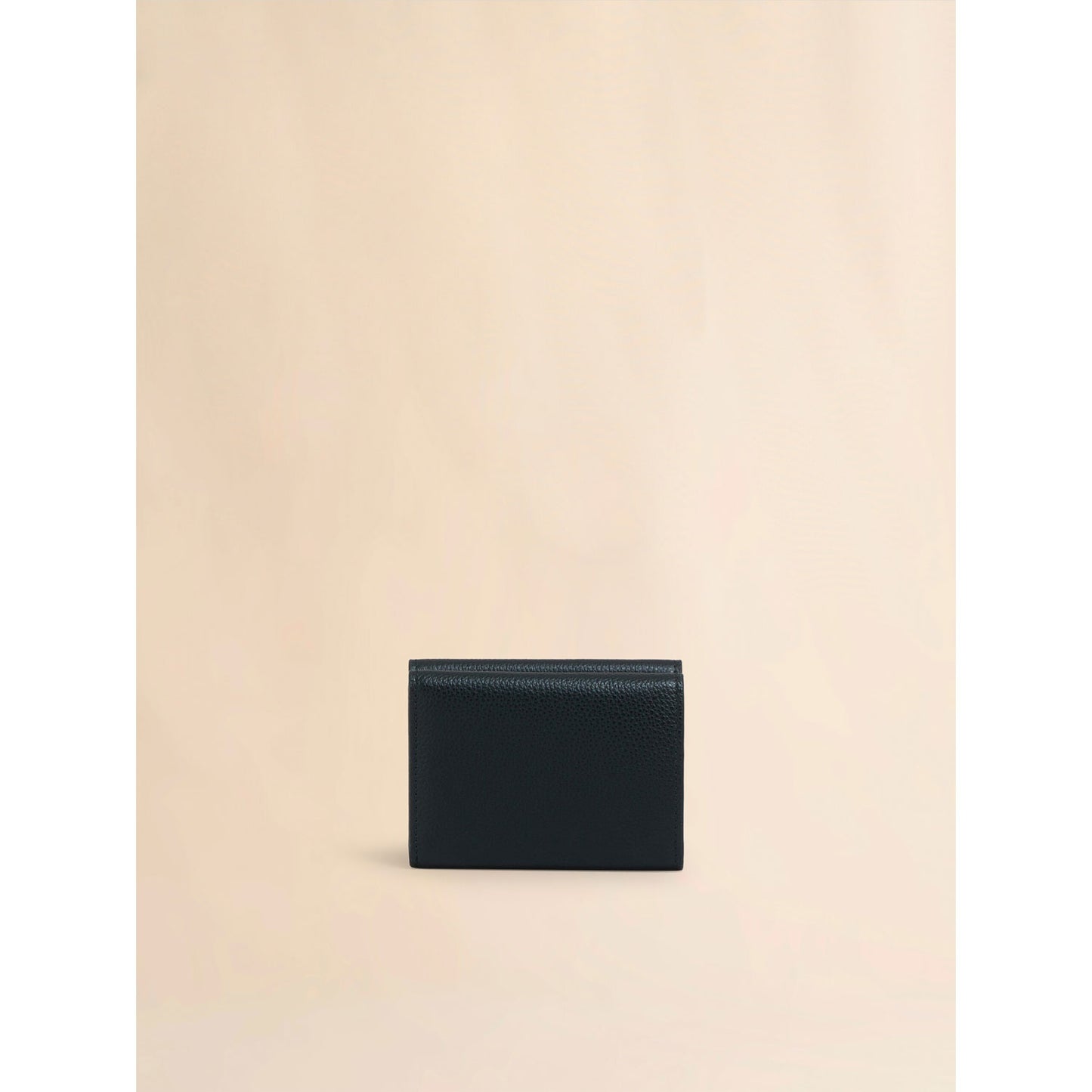 
                  
                    Black leather trifold wallet with Marni Mending embroidery
                  
                