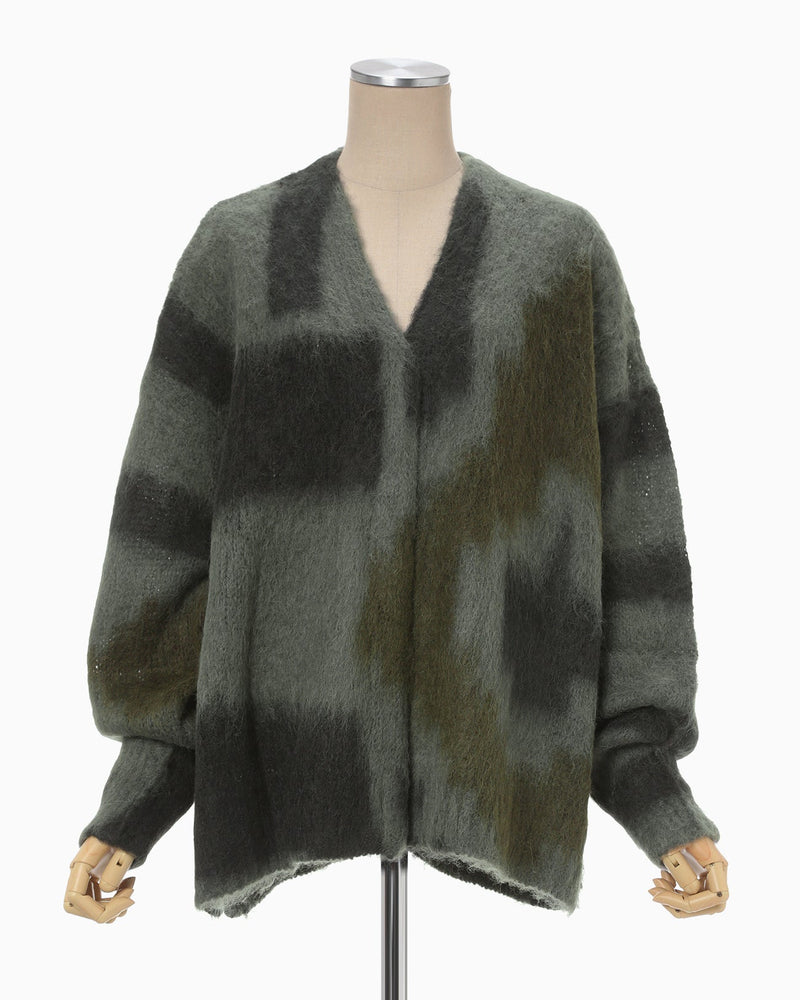 
                  
                    Origami Dyed Suri Alpaca Wool Knitted Cardigan
                  
                