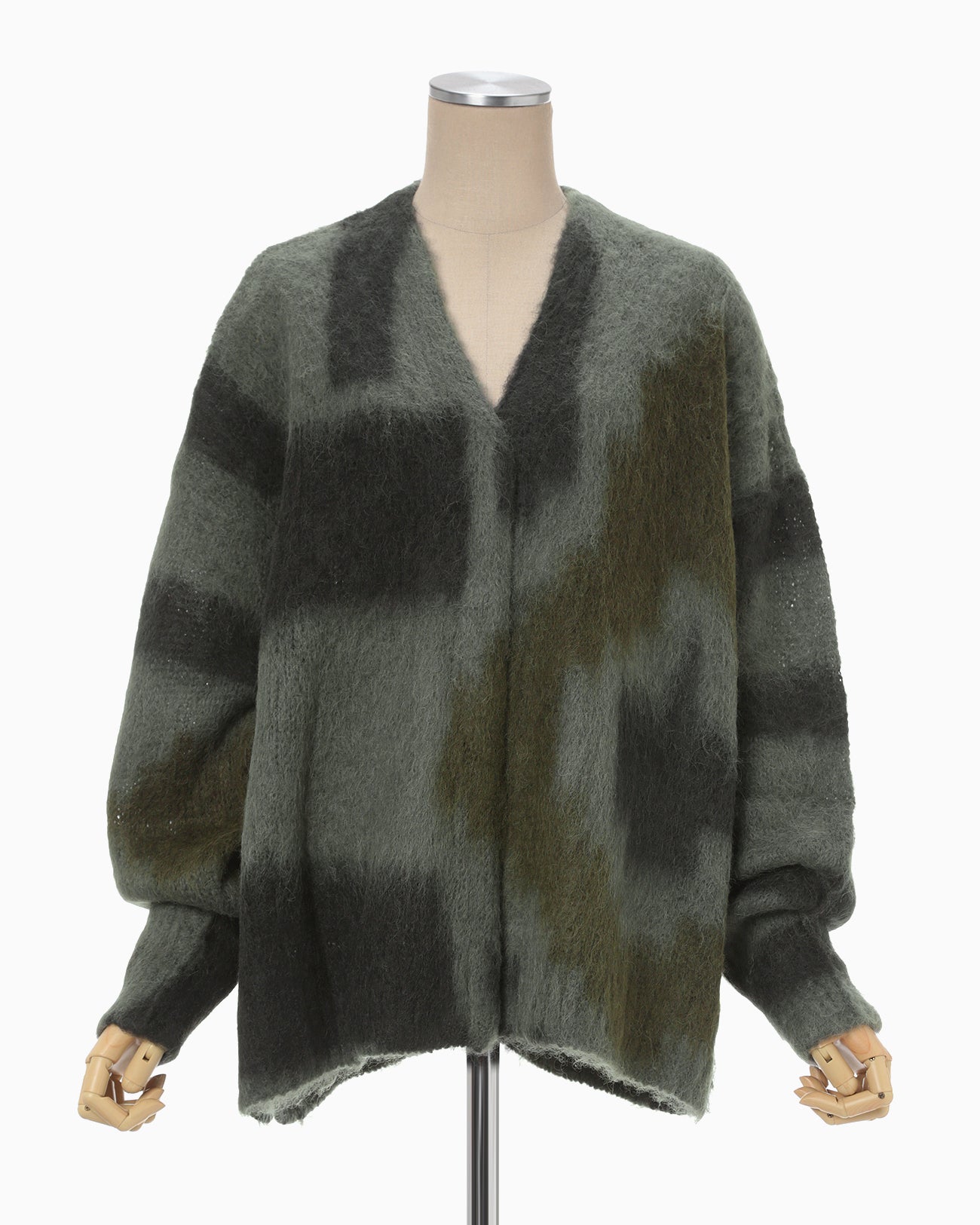 
                  
                    Origami Dyed Suri Alpaca Wool Knitted Cardigan
                  
                