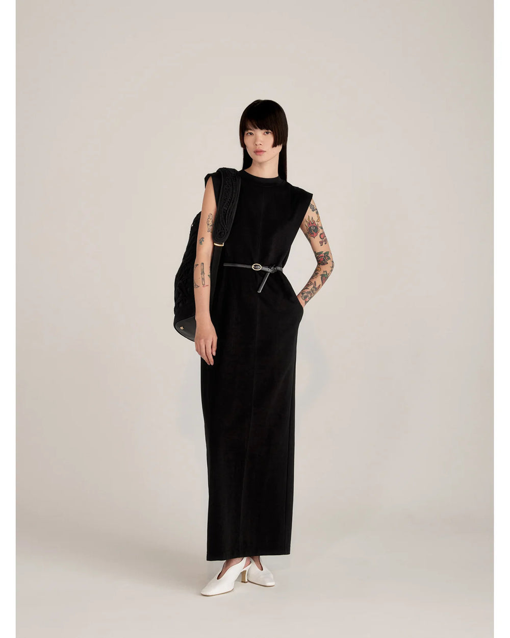 Cotton Jersey Sleeveless Dress – OBLIGE