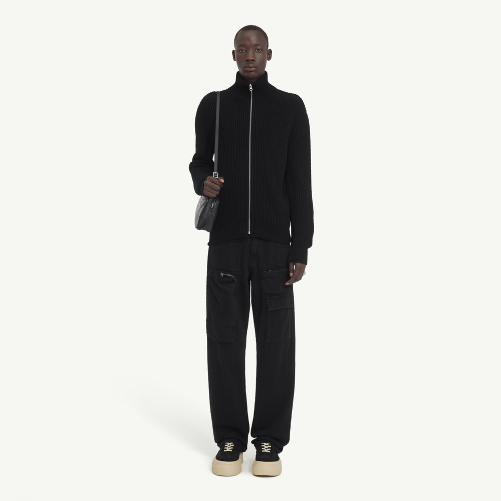 
                  
                    RIBBED KNIT SPORTSJACKET
                  
                