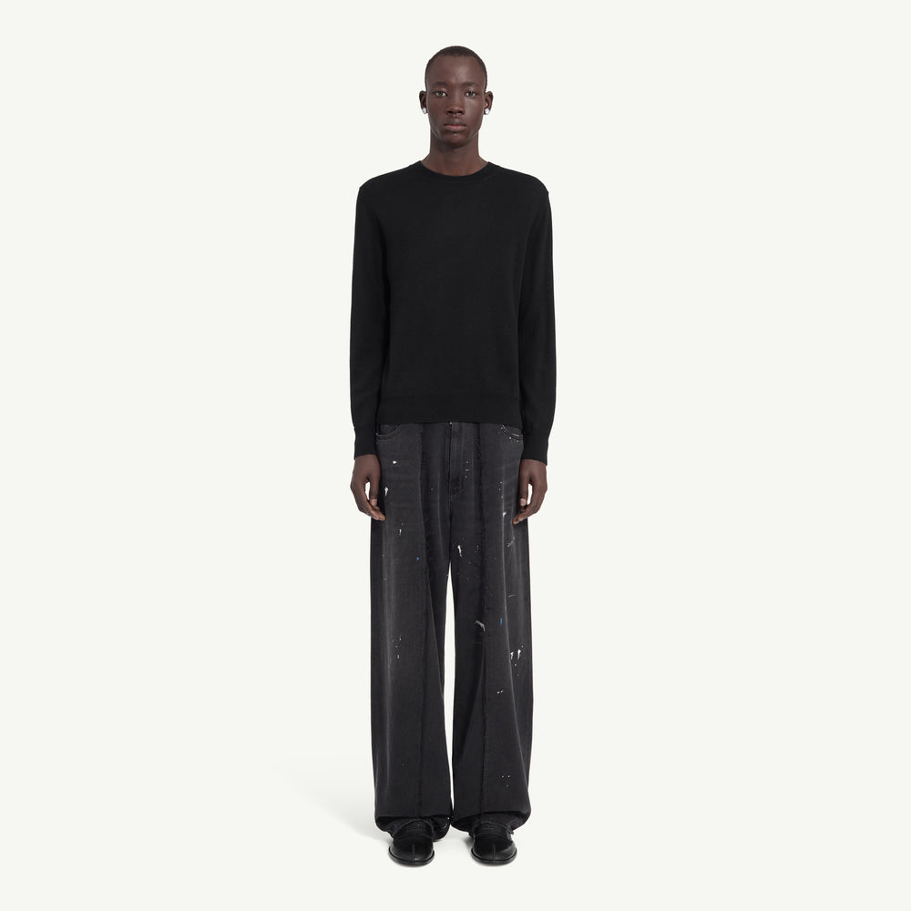 
                  
                    ELBOW PATCH CREWNECK
                  
                