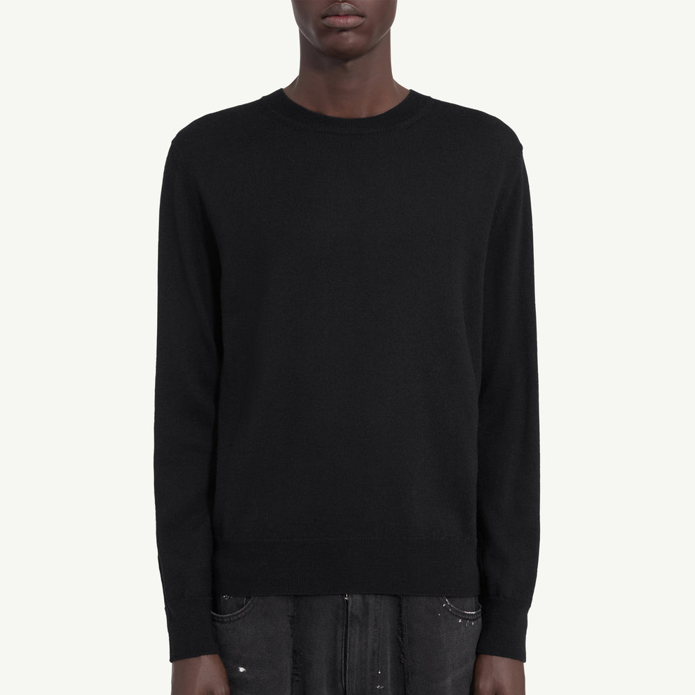
                  
                    ELBOW PATCH CREWNECK
                  
                