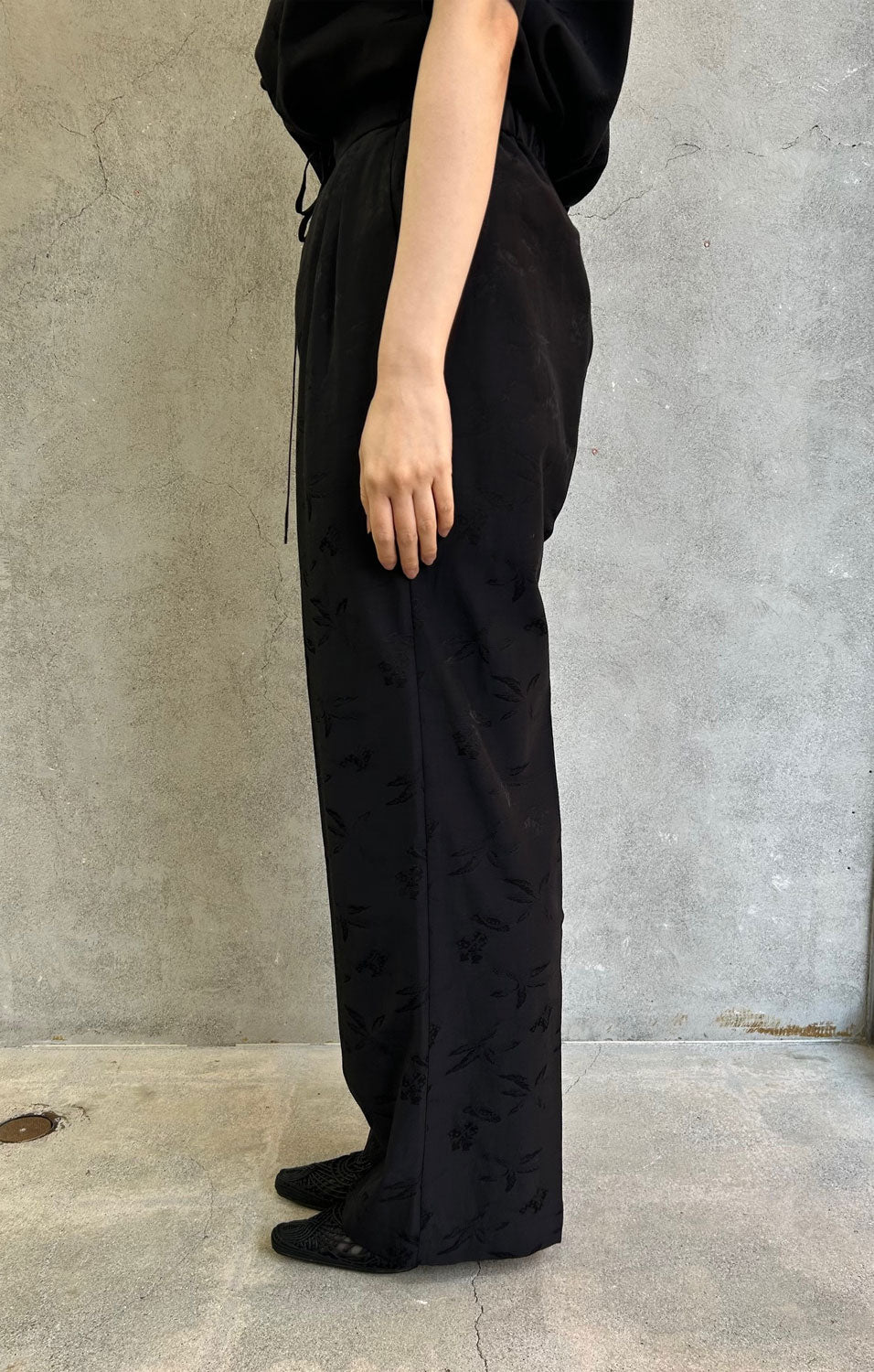 
                  
                    Karako Jacquard Trousers - black
                  
                