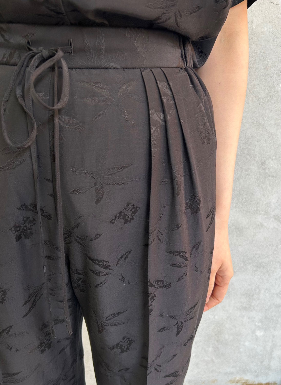 
                  
                    Karako Jacquard Trousers - black
                  
                