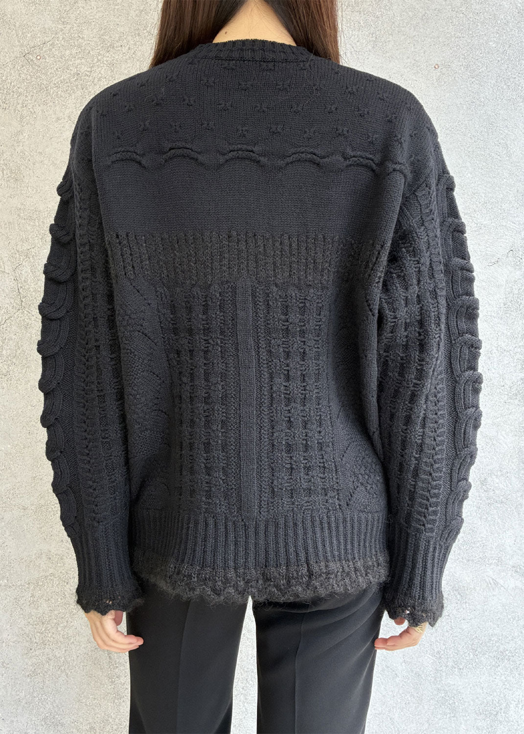 
                  
                    Wool Cable Knit Top
                  
                