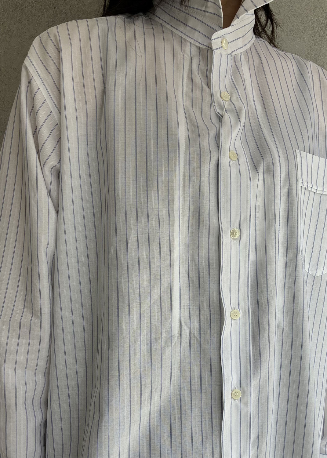 
                  
                    Stripe 2way Shirt
                  
                