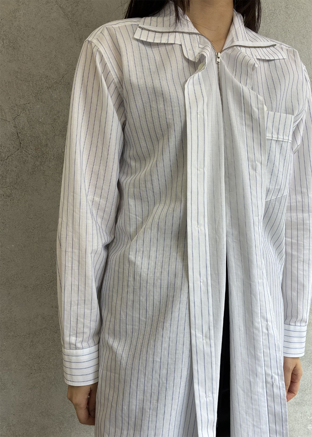 
                  
                    Stripe 2way Shirt
                  
                