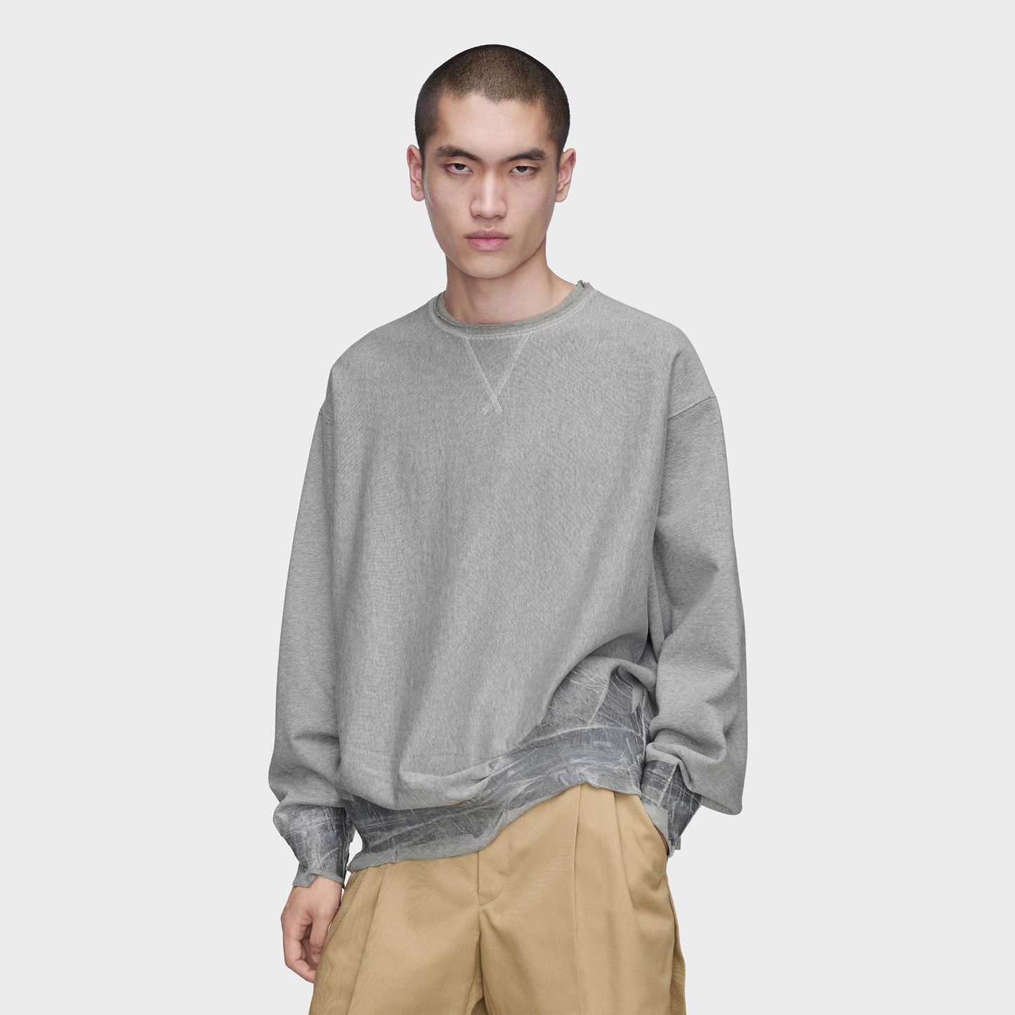 
                  
                    TAPED JERSEY SWEATSHIRT
                  
                