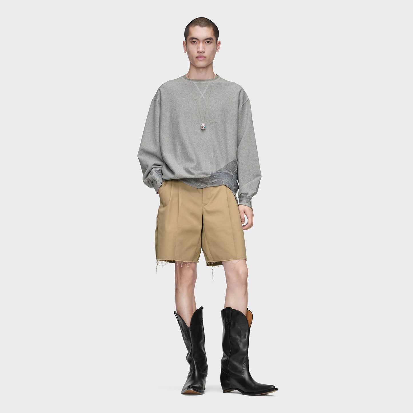 
                  
                    TAPED JERSEY SWEATSHIRT
                  
                