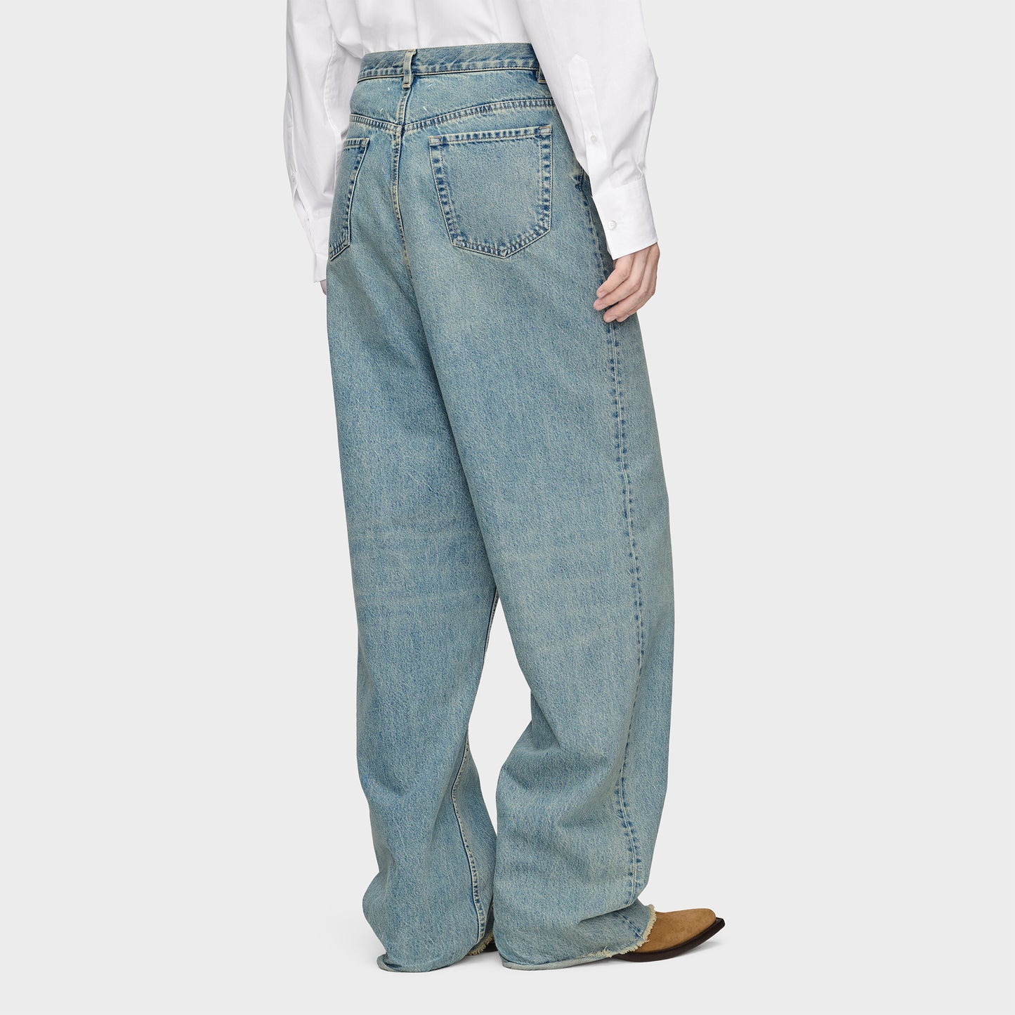 
                  
                    DROPPED-RISE DENIM JEANS
                  
                