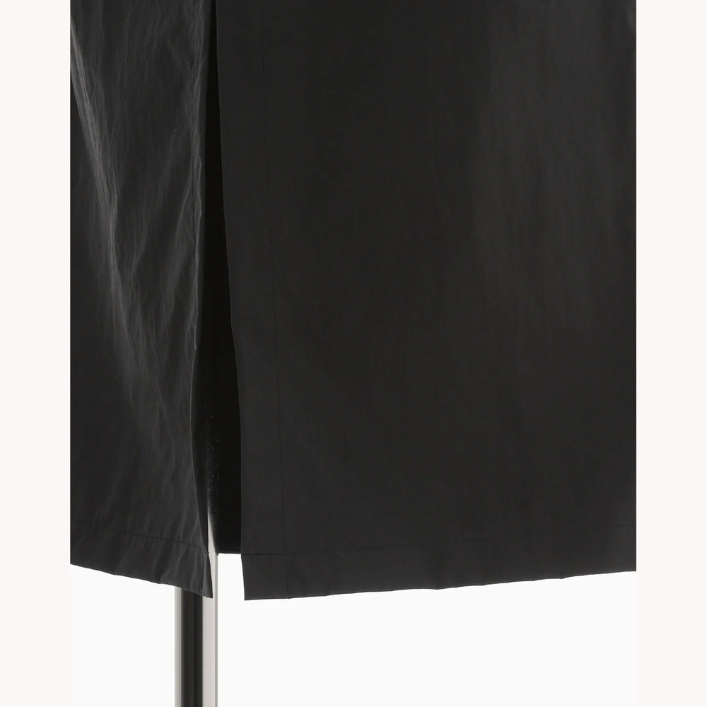 スカート Split Yarn High Waisted Drawstring Skirt Split Yarn High Waisted Drawstring Skirt - black- – OBLIGE
