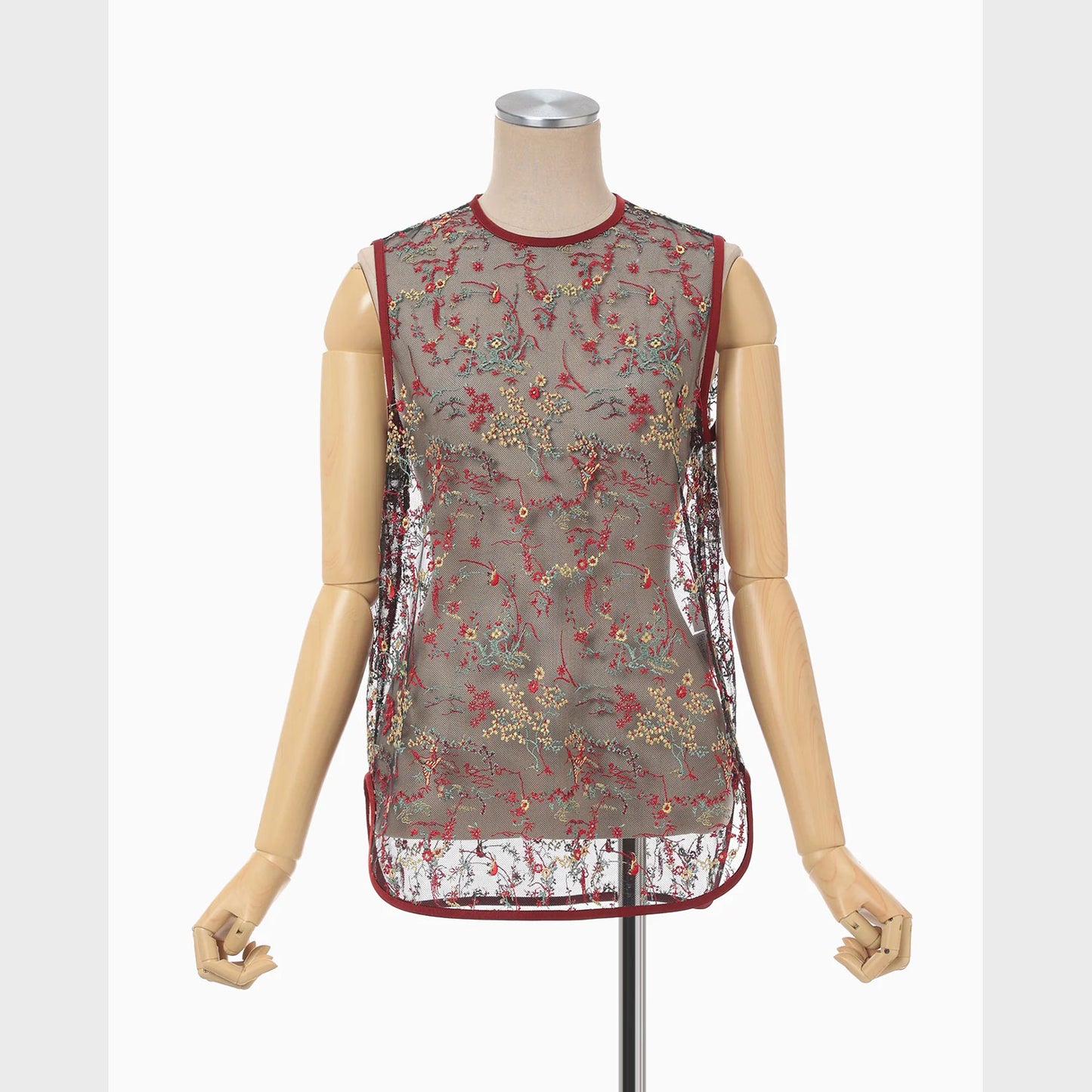 
                  
                    Floral Lace Sleeveless Top
                  
                