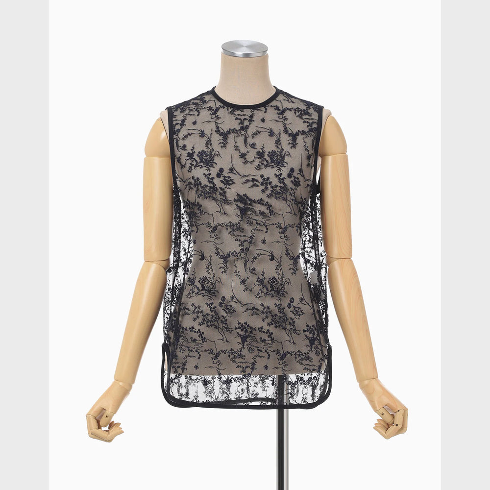 
                  
                    Floral Lace Sleeveless Top
                  
                