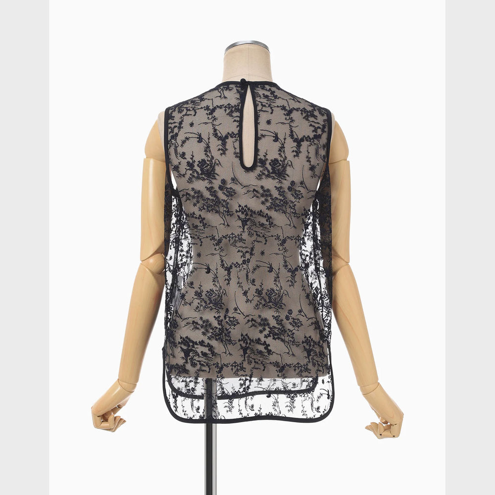 
                  
                    Floral Lace Sleeveless Top
                  
                