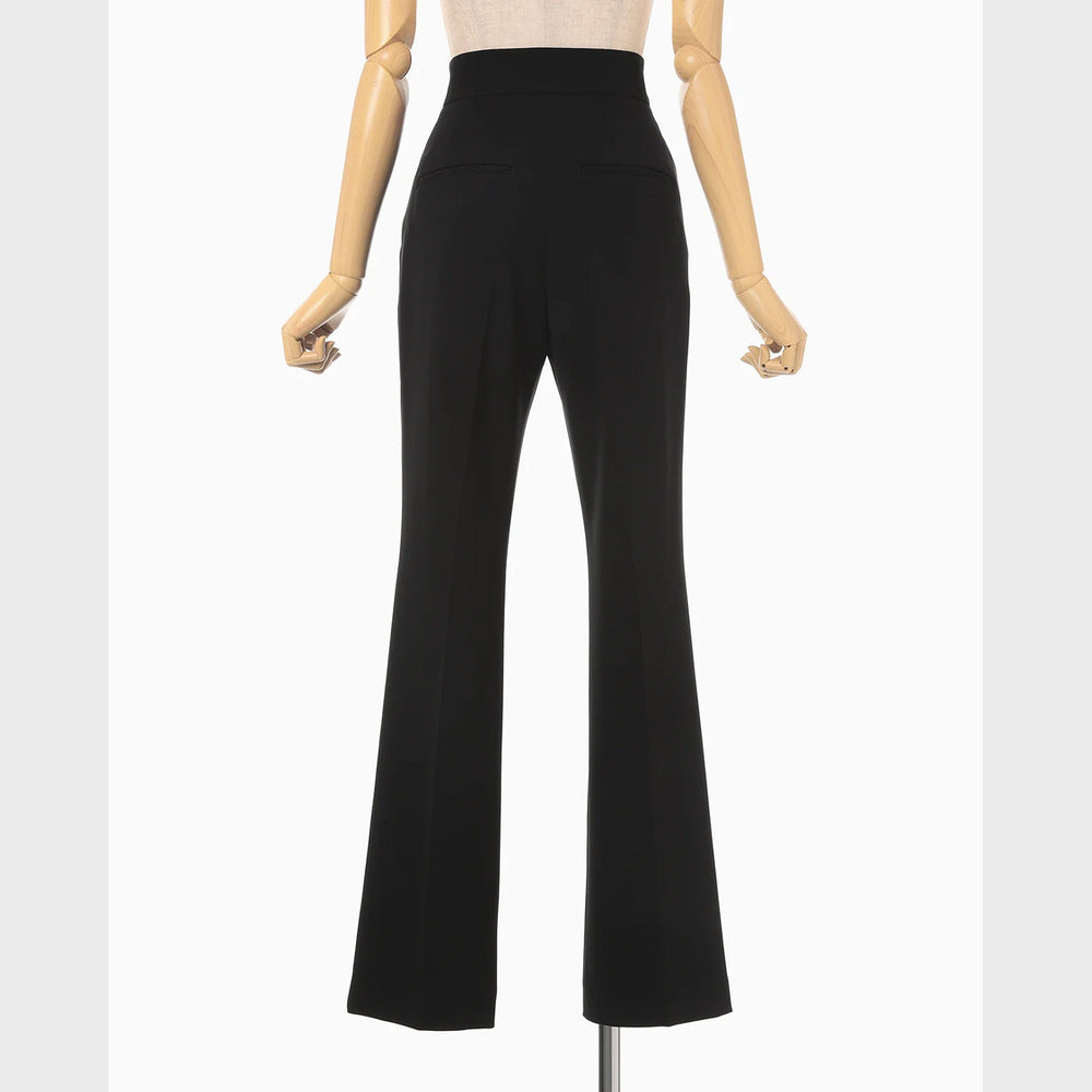 
                  
                    Acetate Polyester High Waisted Center Creased Suit Trouser
                  
                