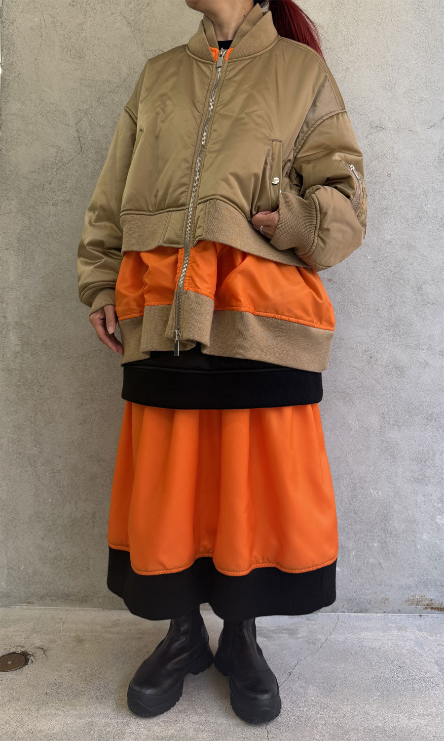 
                  
                    Layered MA1 Jacket
                  
                
