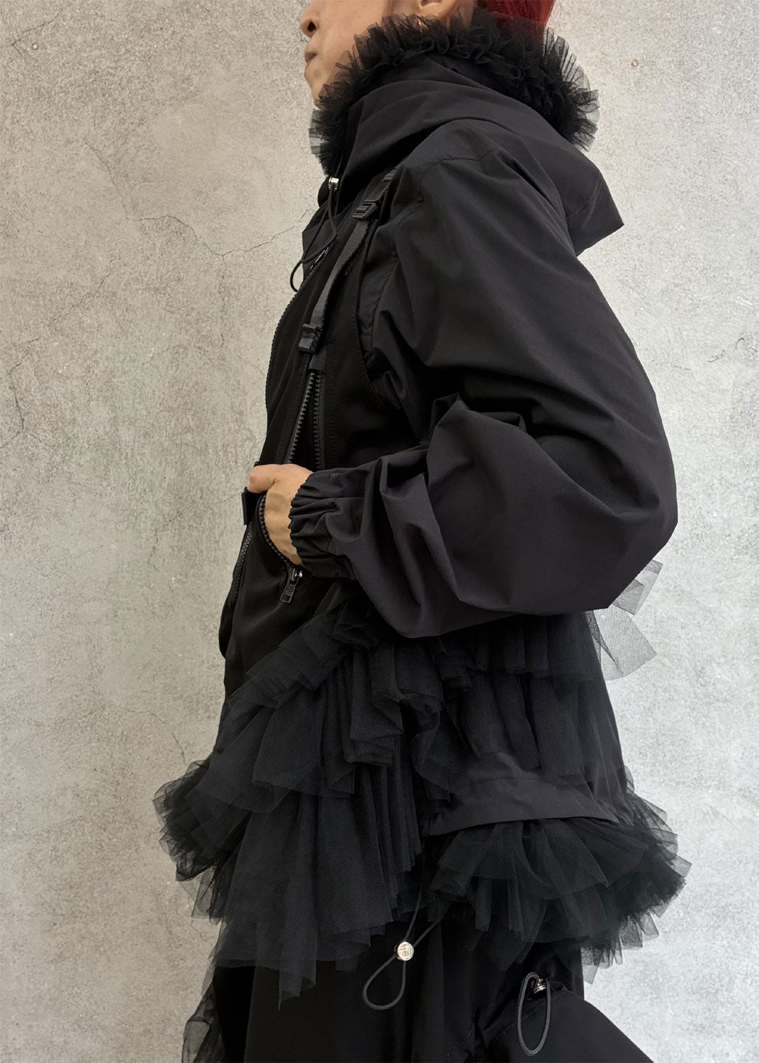 
                  
                    Tulle Ruffle Harness Vest
                  
                