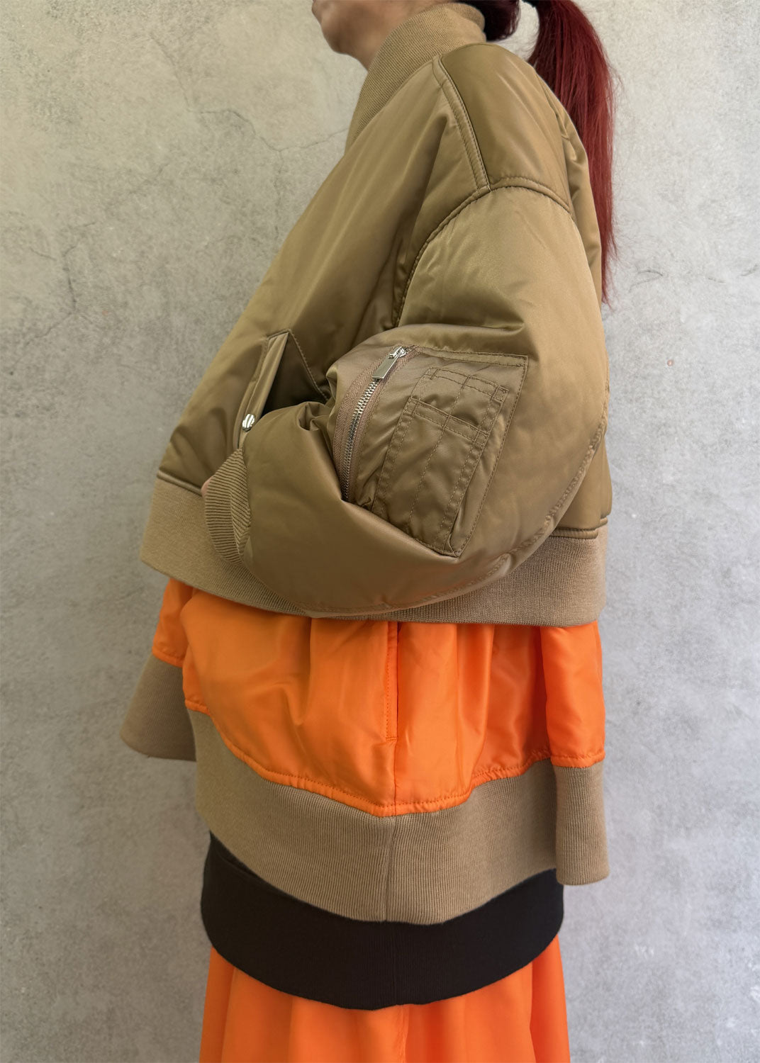 
                  
                    Layered MA1 Jacket
                  
                
